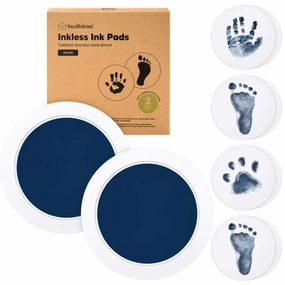 2-Pack Round Inkless Ink Pads (Navy)