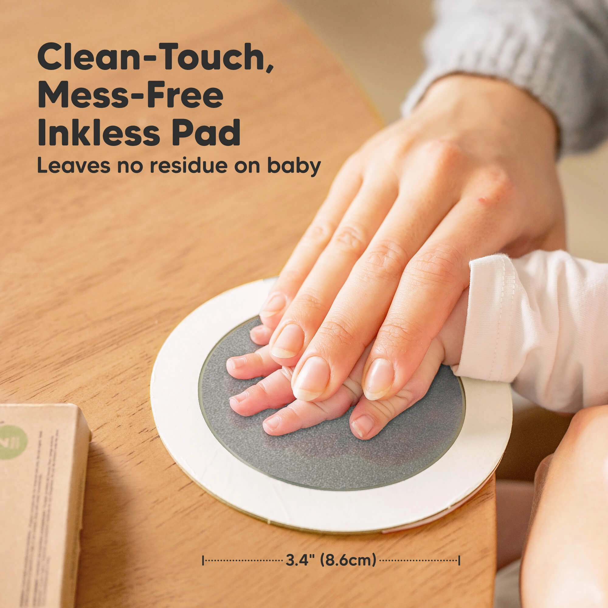 2-Pack Round Inkless Ink Pads (Silver)
