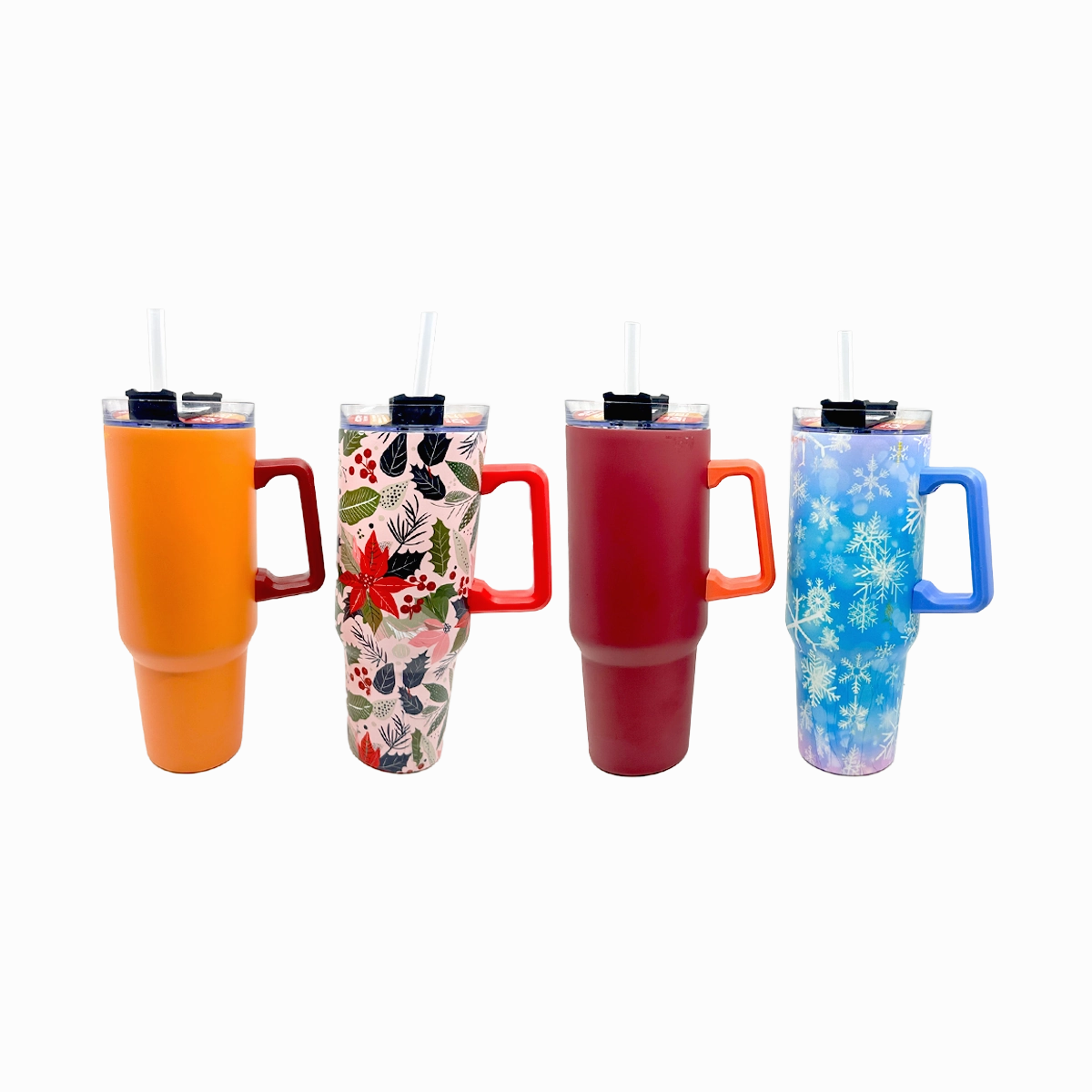 40 oz Stainless-Steel Insulated Seasonal Cups - 12 Pieces Per Retail Ready Display 88572