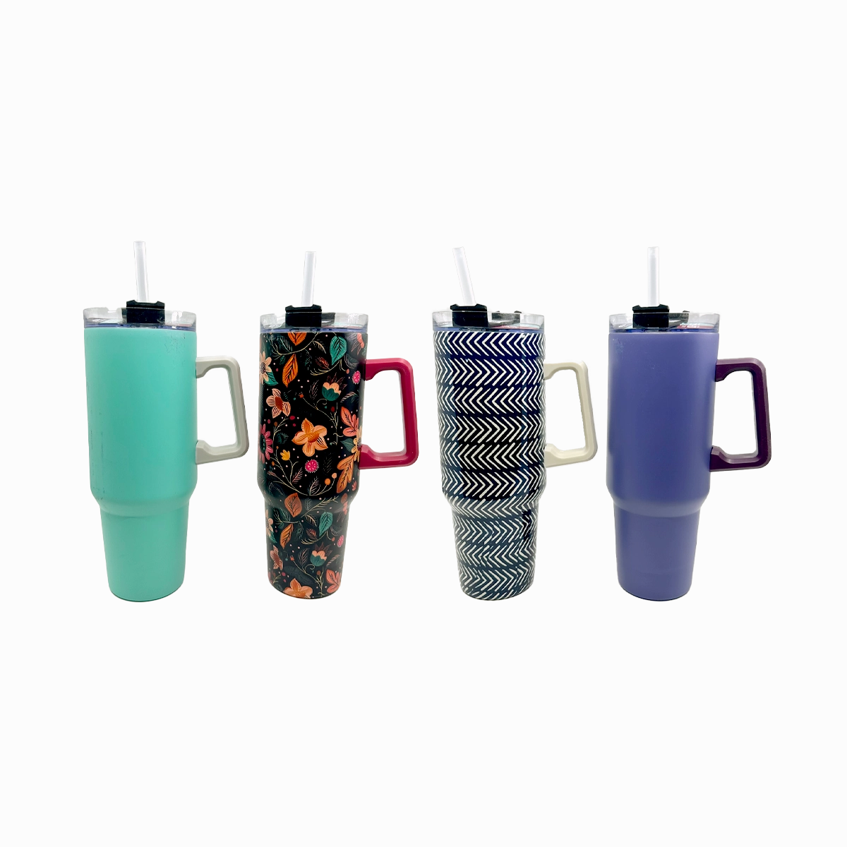 40 oz Stainless-Steel Insulated Seasonal Cups - 12 Pieces Per Retail Ready Display 88572