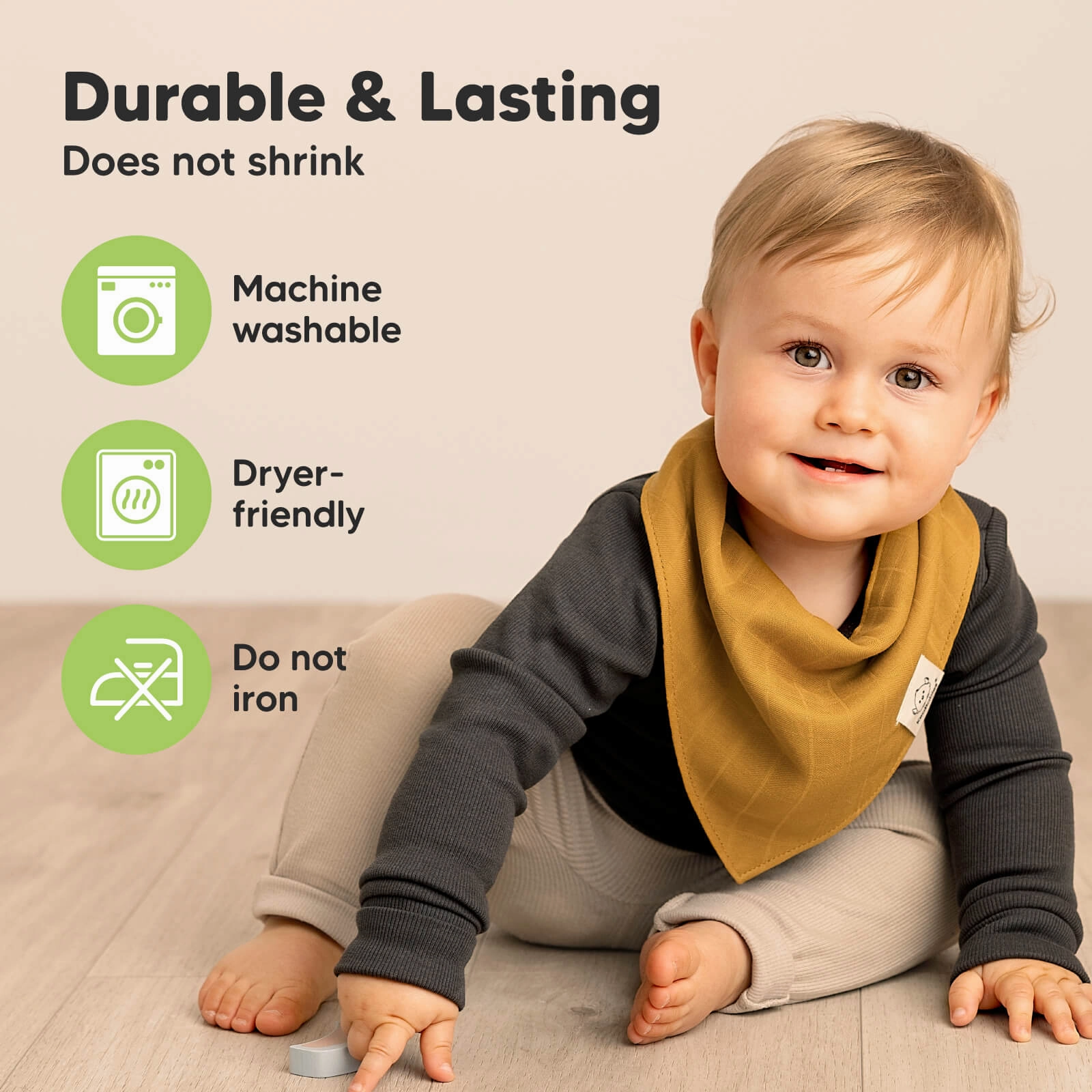 8-Pack Lumi Muslin Bandana Bibs