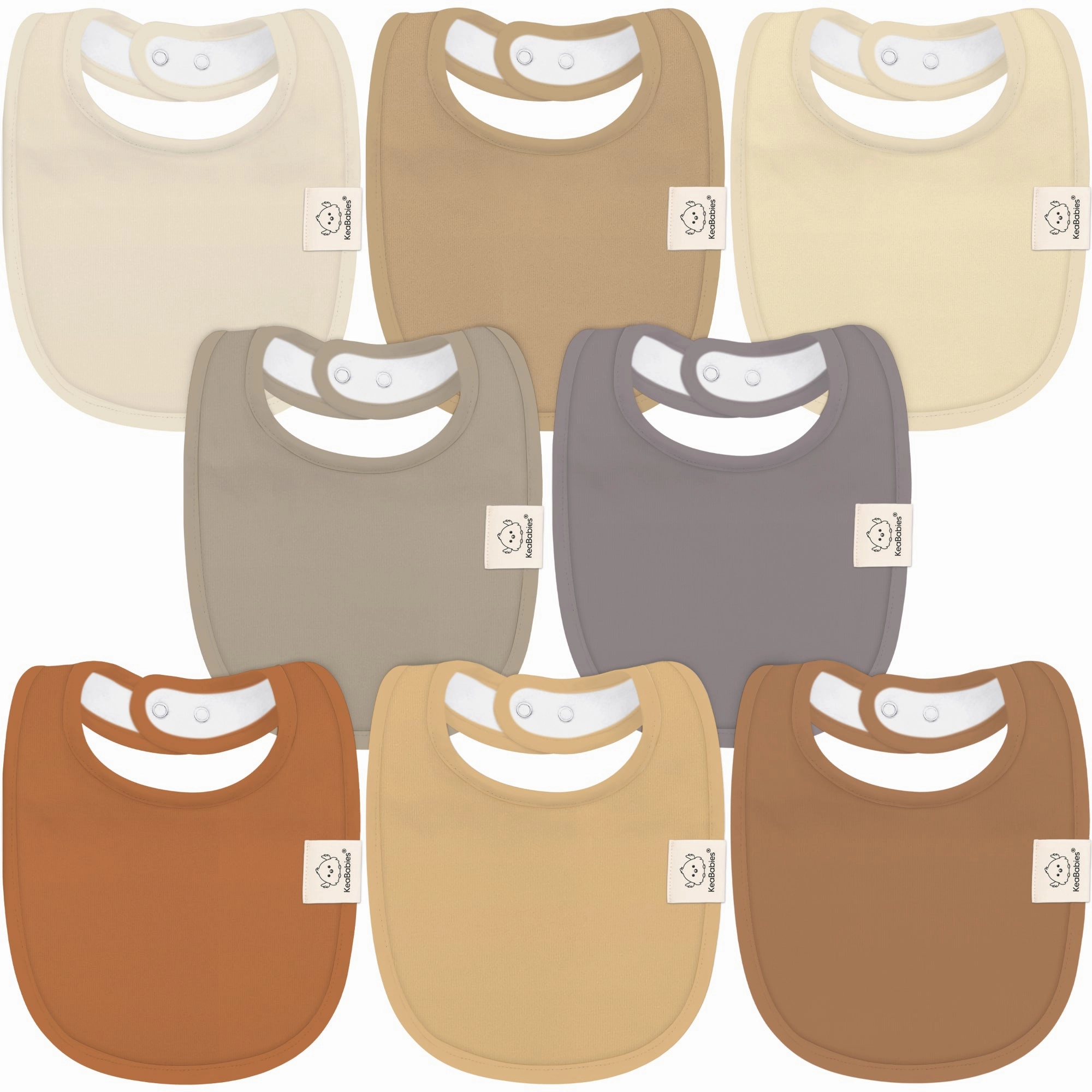 8-Pack Urban Drool Bibs