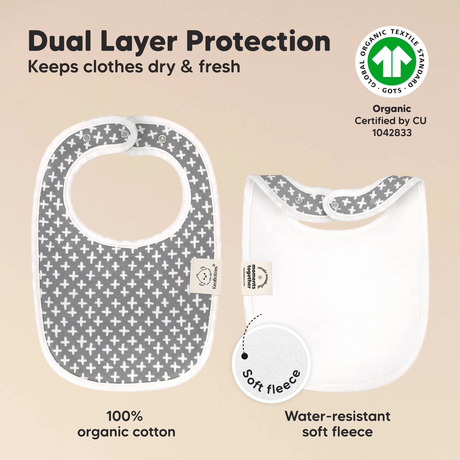 8-Pack Urban Drool Bibs