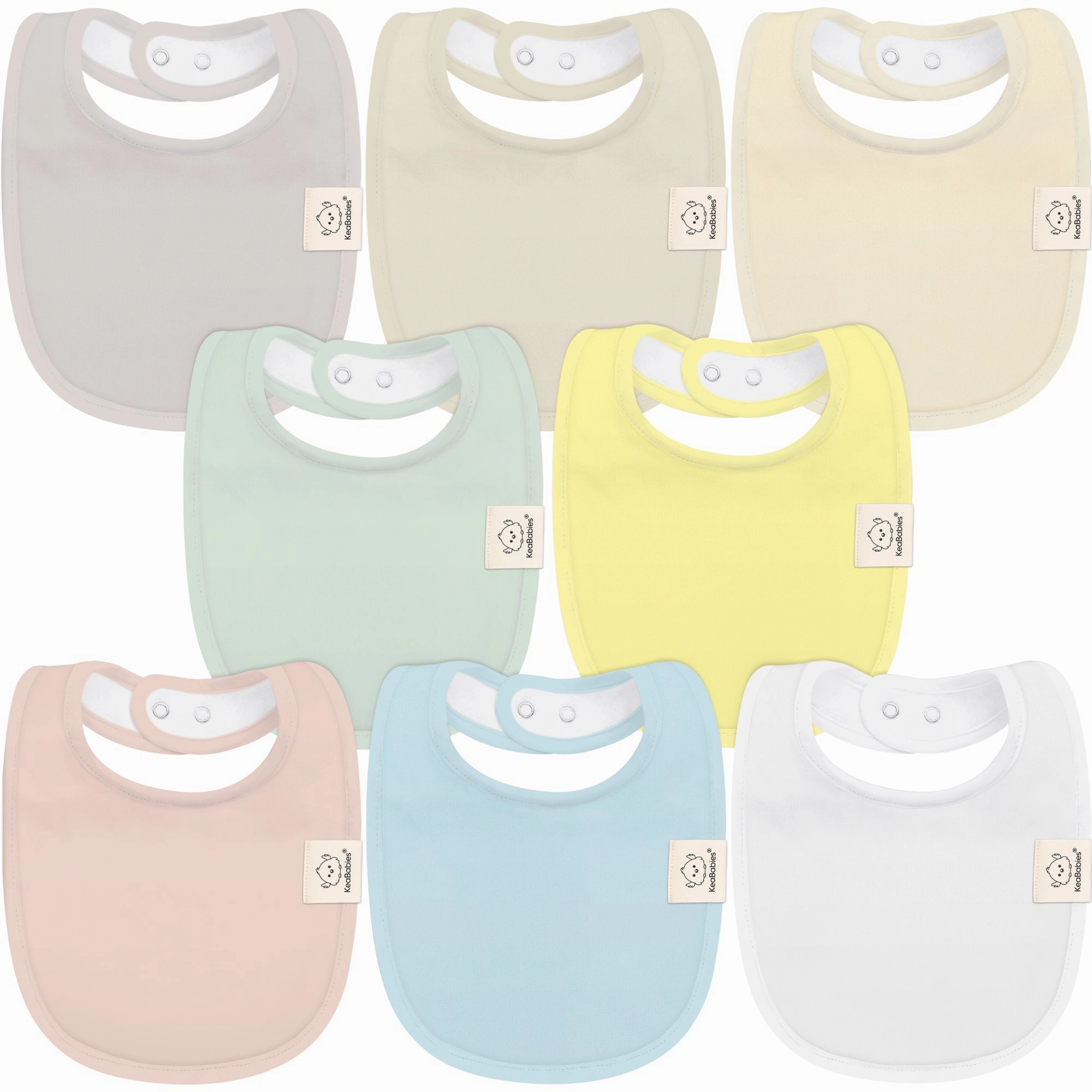 8-Pack Urban Drool Bibs