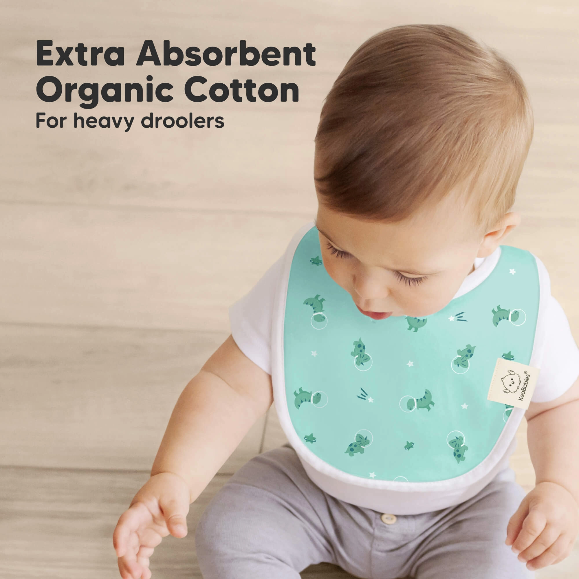 8-Pack Urban Drool Bibs (Cosmo)