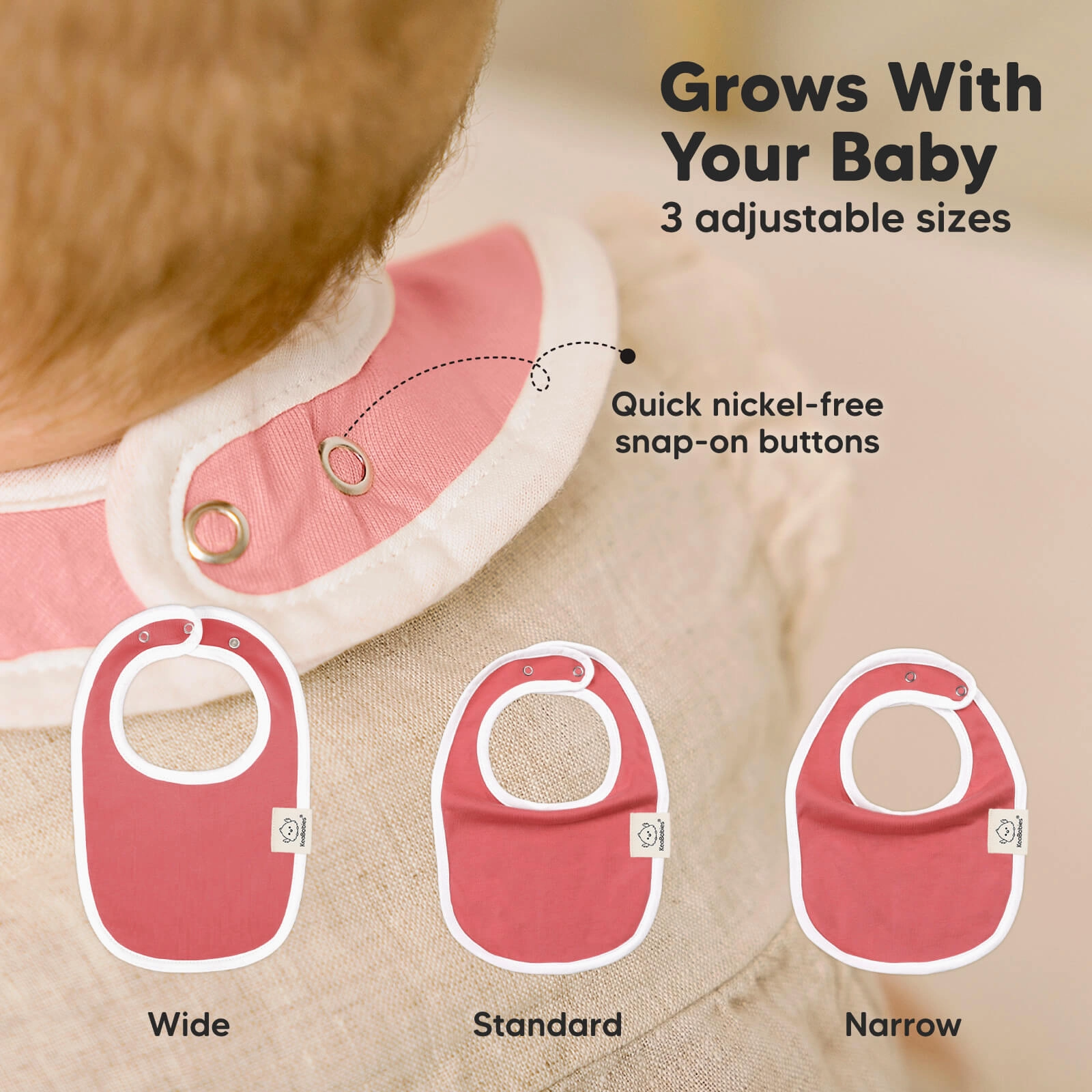 8-Pack Urban Drool Bibs (Muted Pastel)