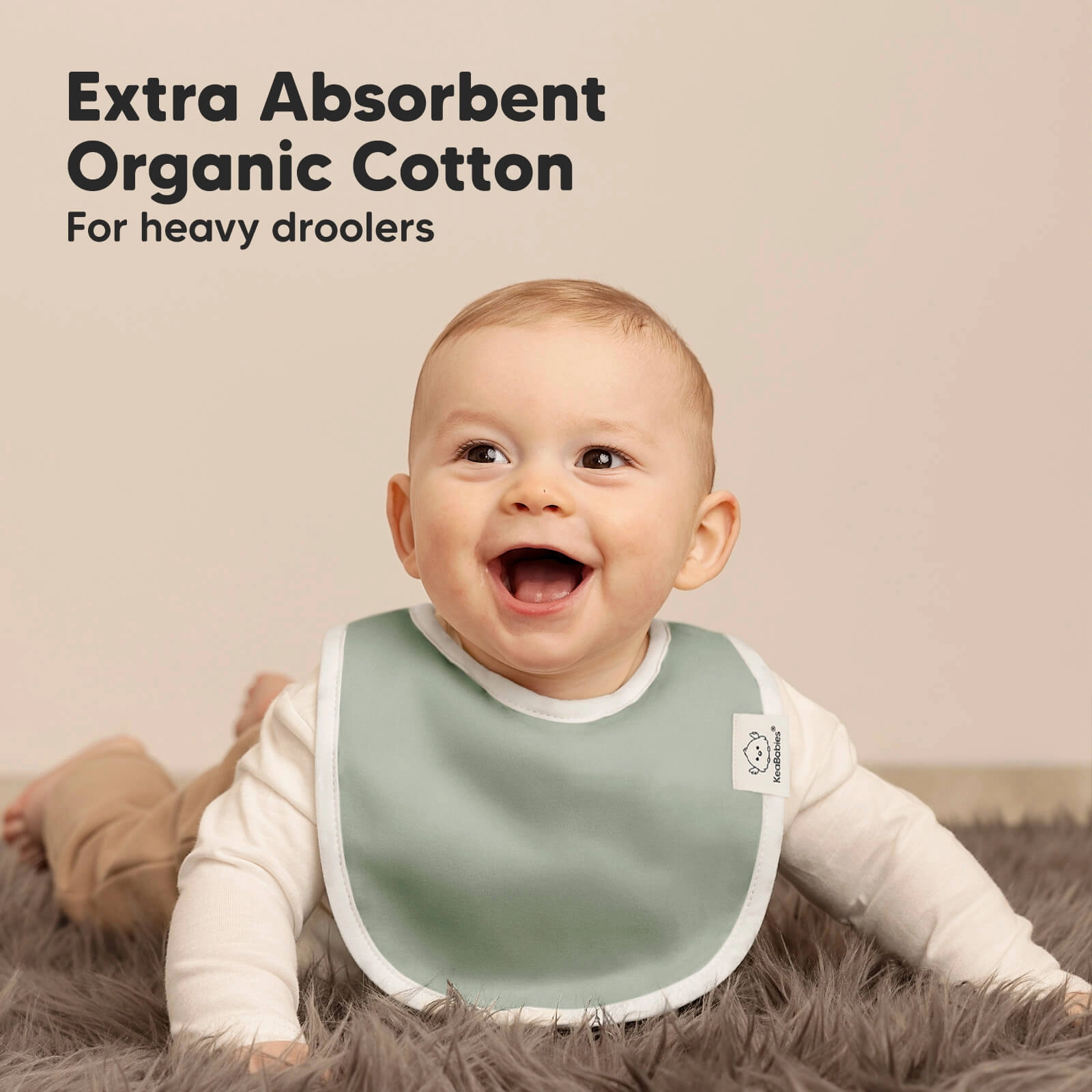8-Pack Urban Drool Bibs (Muted Pastel)