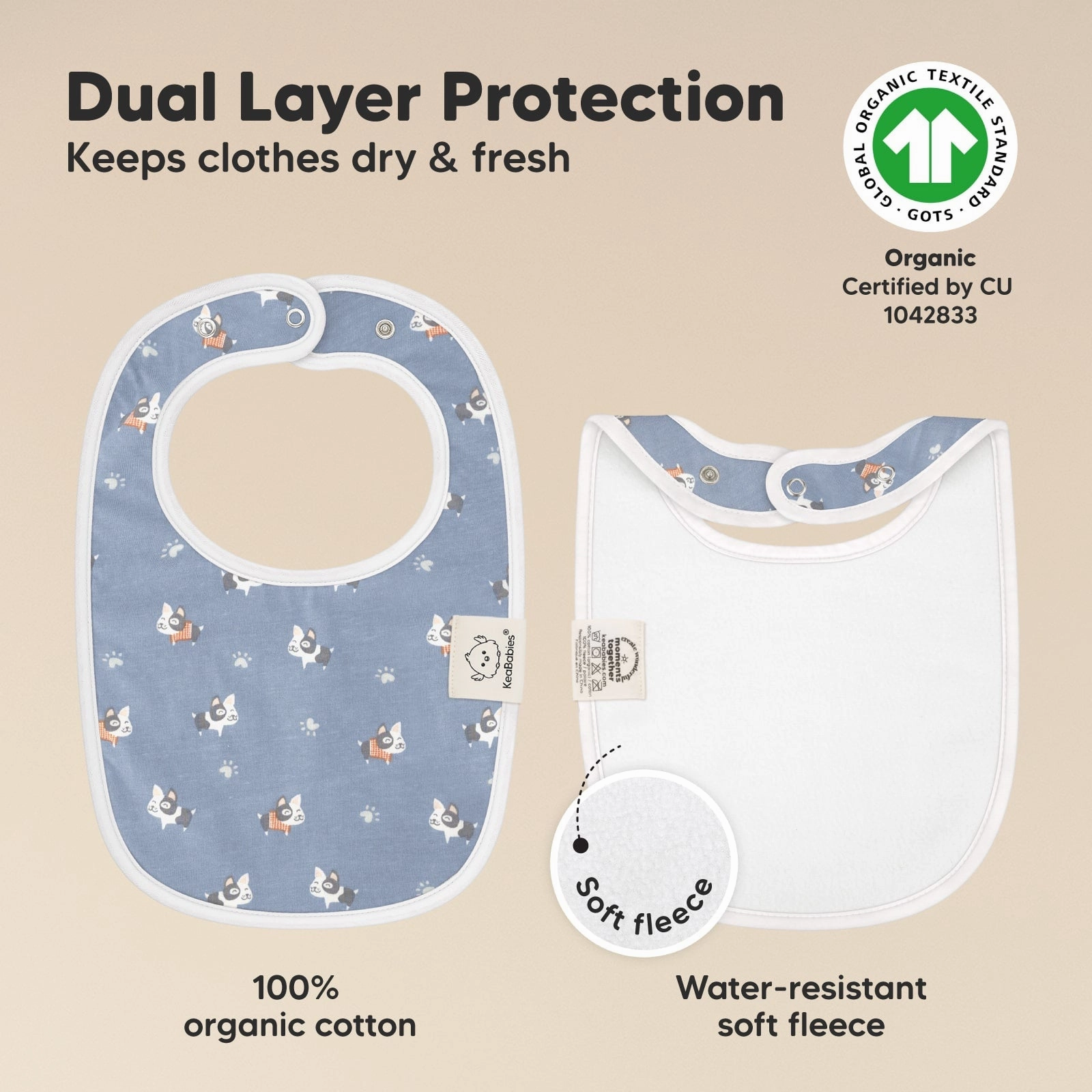 8-Pack Urban Drool Bibs (Pets & Paws)