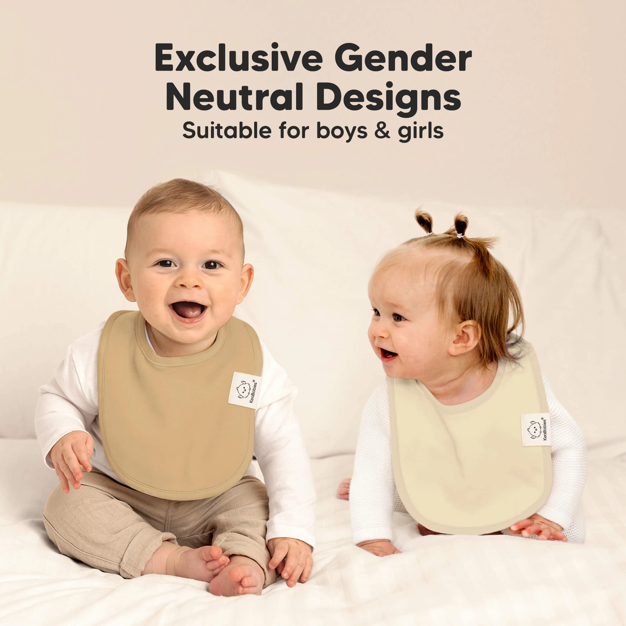 8-Pack Urban Drool Bibs (Sahara)