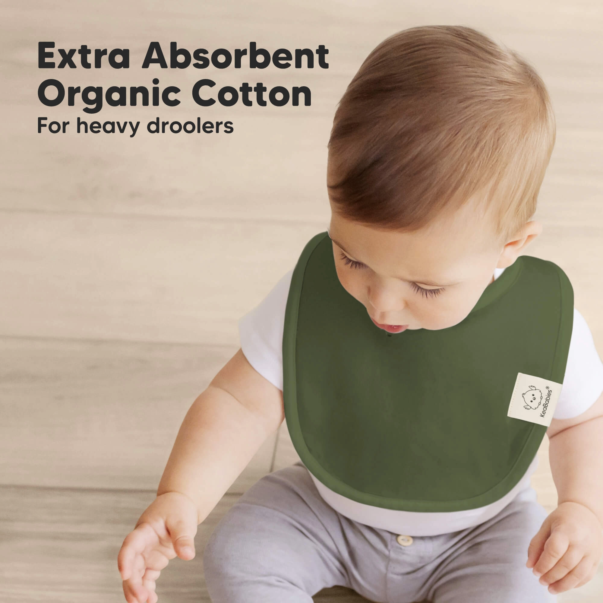 8-Pack Urban Drool Bibs (Sahara)