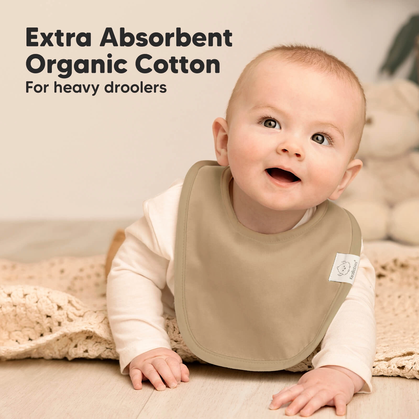 8-Pack Urban Drool Bibs (Terracotta)