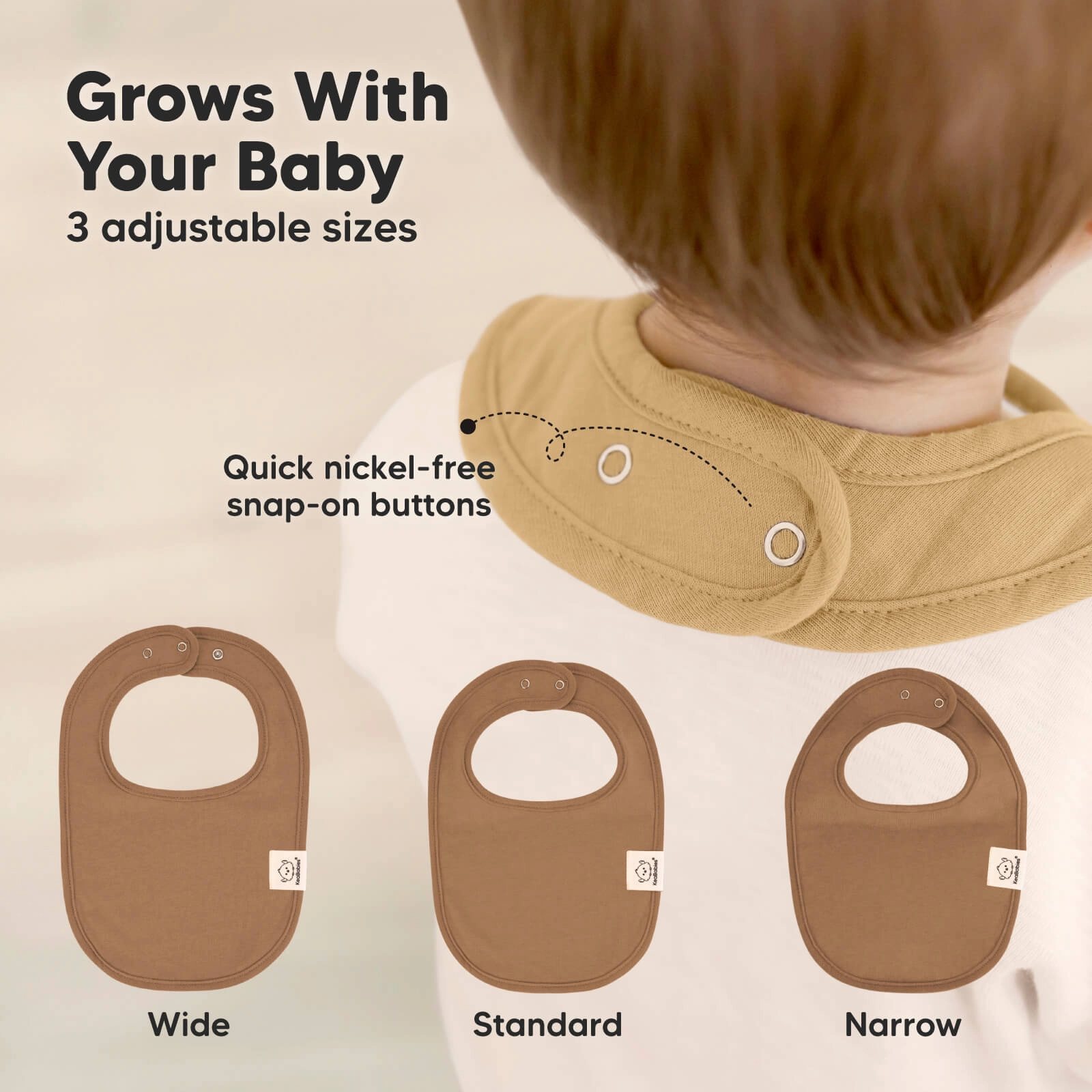 8-Pack Urban Drool Bibs (Terracotta)