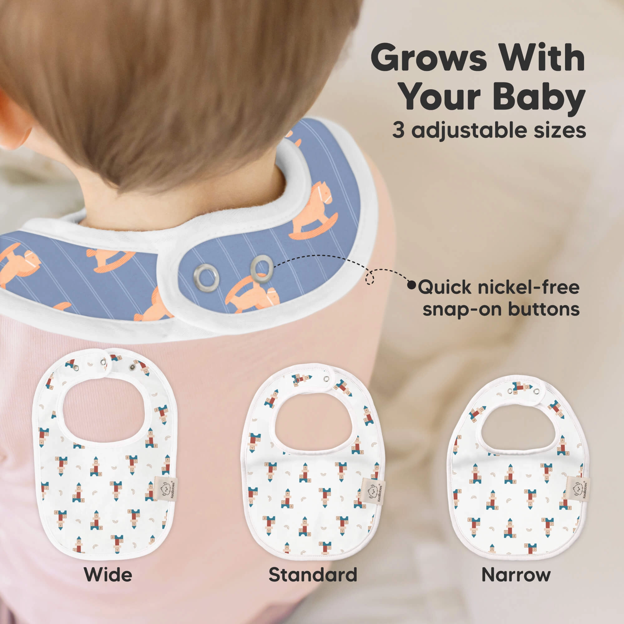 8-Pack Urban Drool Bibs (Toy Land)