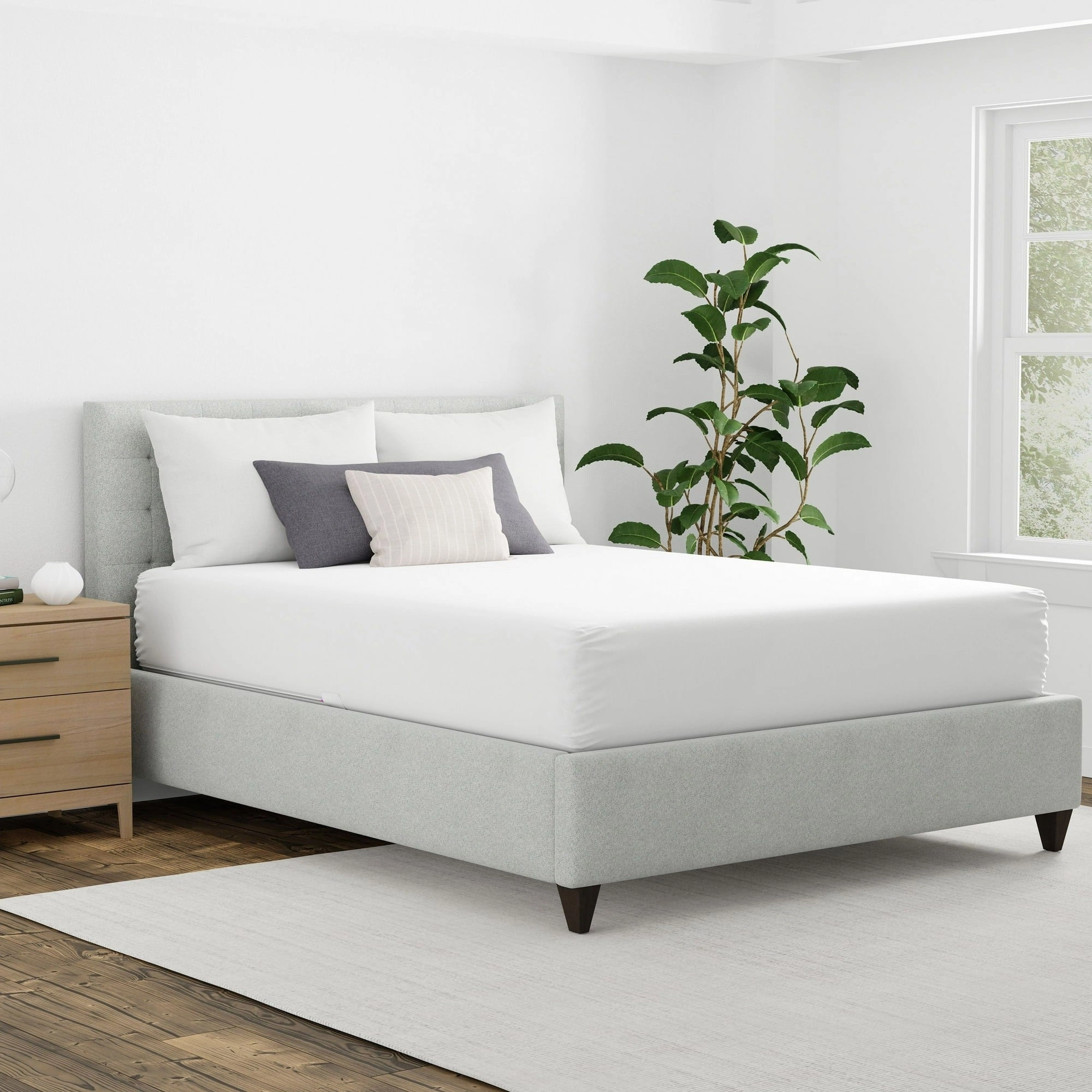 AllerEase 8910WM Maximum Waterproof & Bedbug Protection Allergy Relief Zippered Mattress Protector, Twin