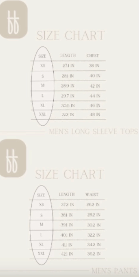 Arm Day | Men's Long Sleeve  Bamboo Pajamas