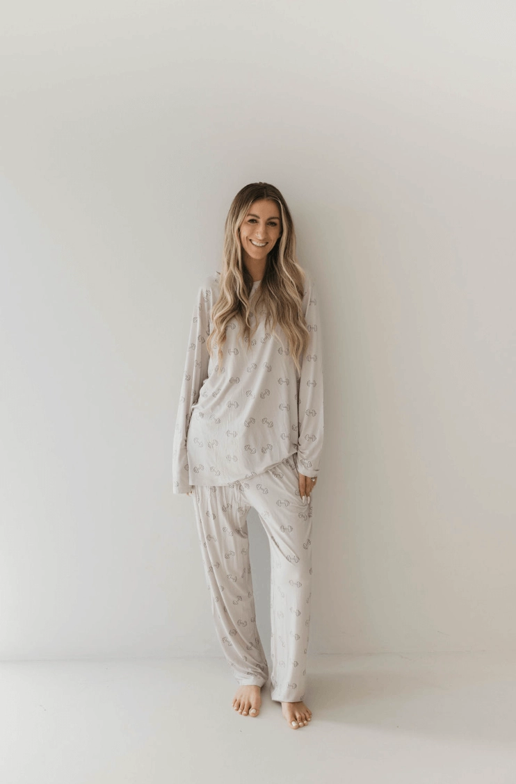 Arm Day | Men's Long Sleeve  Bamboo Pajamas