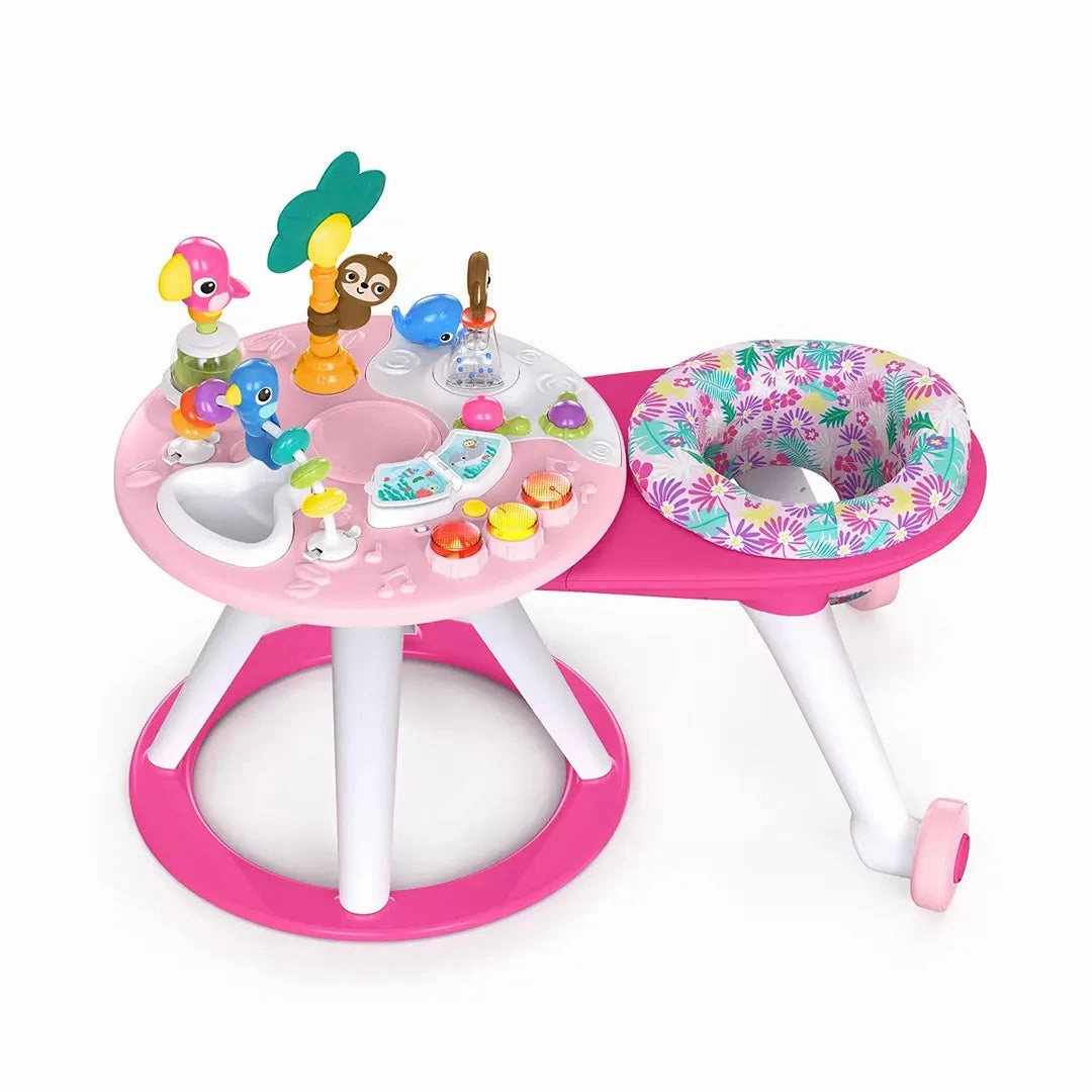 Around We Go 2-in-1 Walk-Around Activity Center & Table- Tropical Coral (See Description)