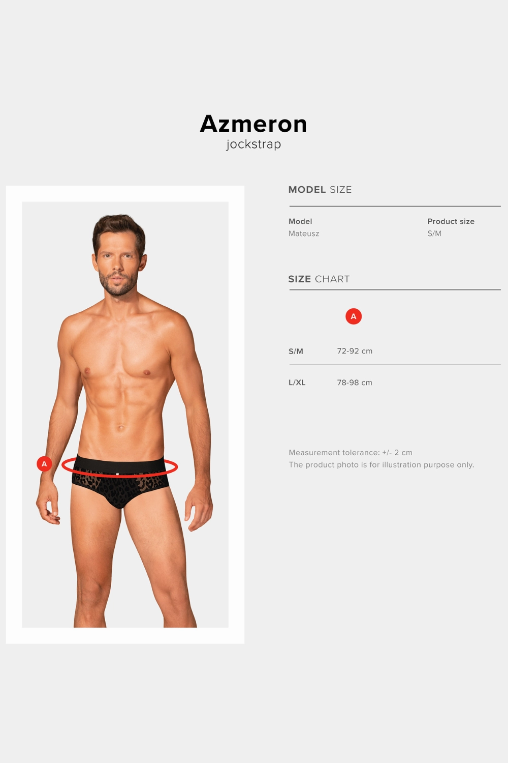 Azmeron Men's Jockstrap Brief