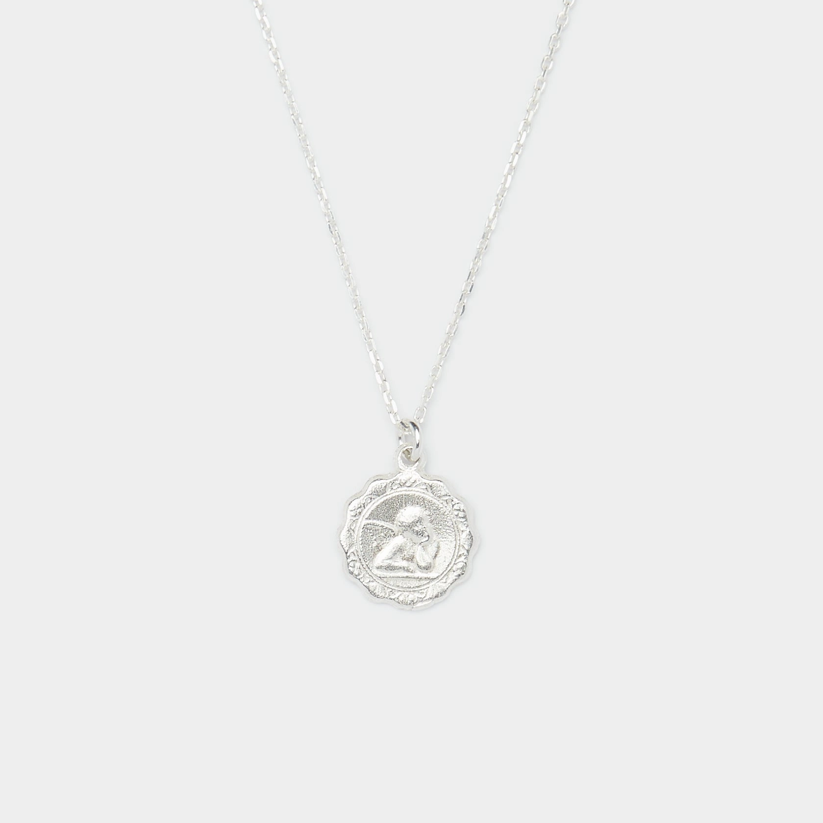 Baby Luna Medallion in Silver for Her