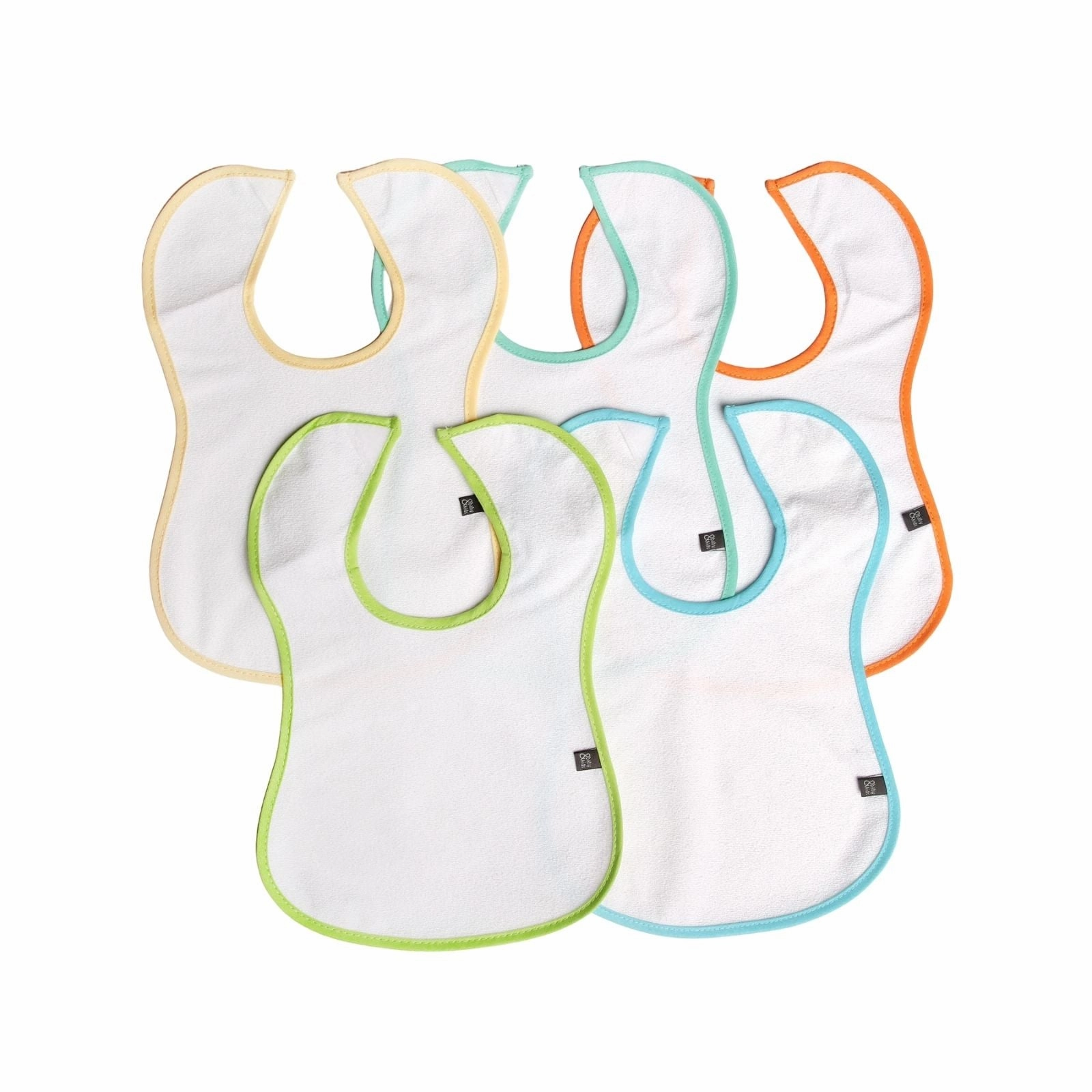 baby me Fluid Proof Baby Feeding Bib Pack of 5