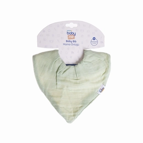 baby me Muslin Dribble Bib Green