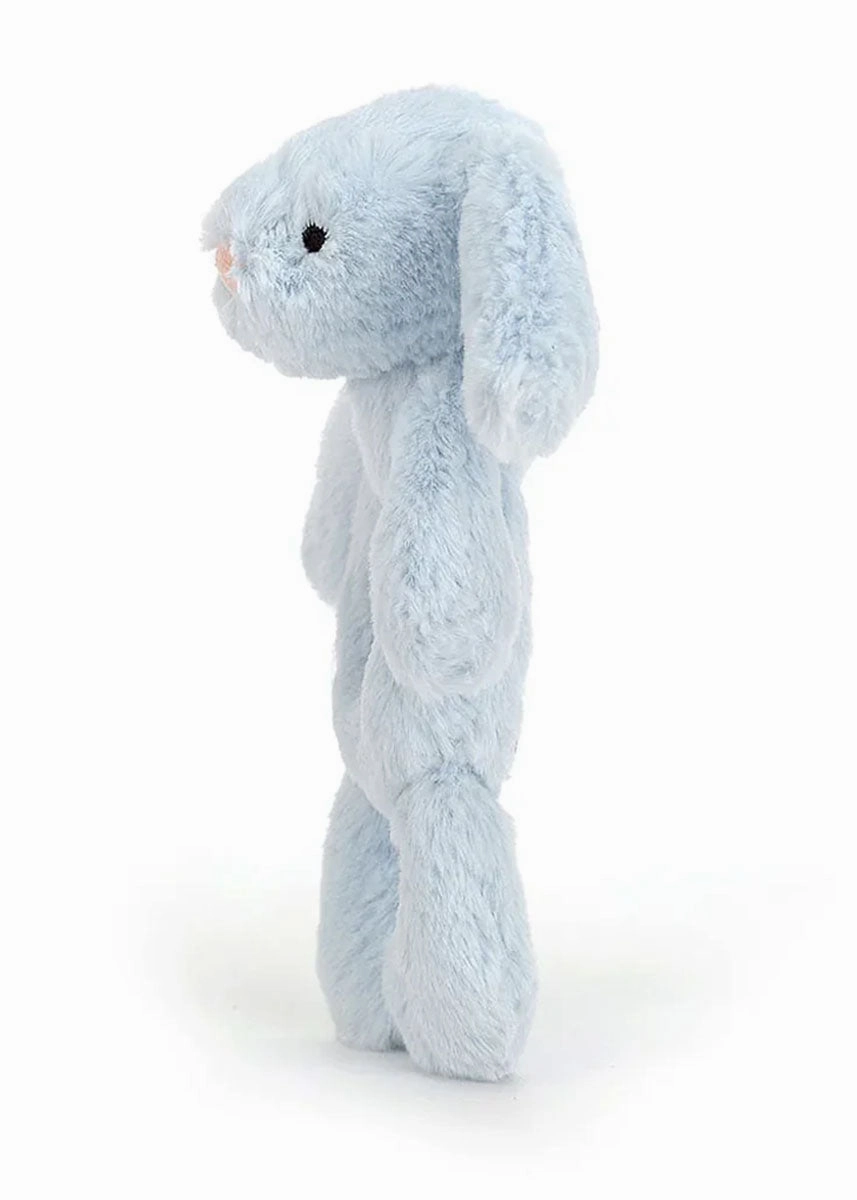 Bashful Blue Bunny Ring Rattle