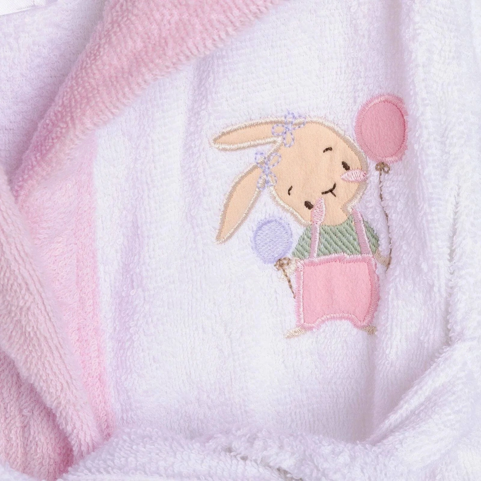 Bebecix Girl Baby Bathrobe - Pink