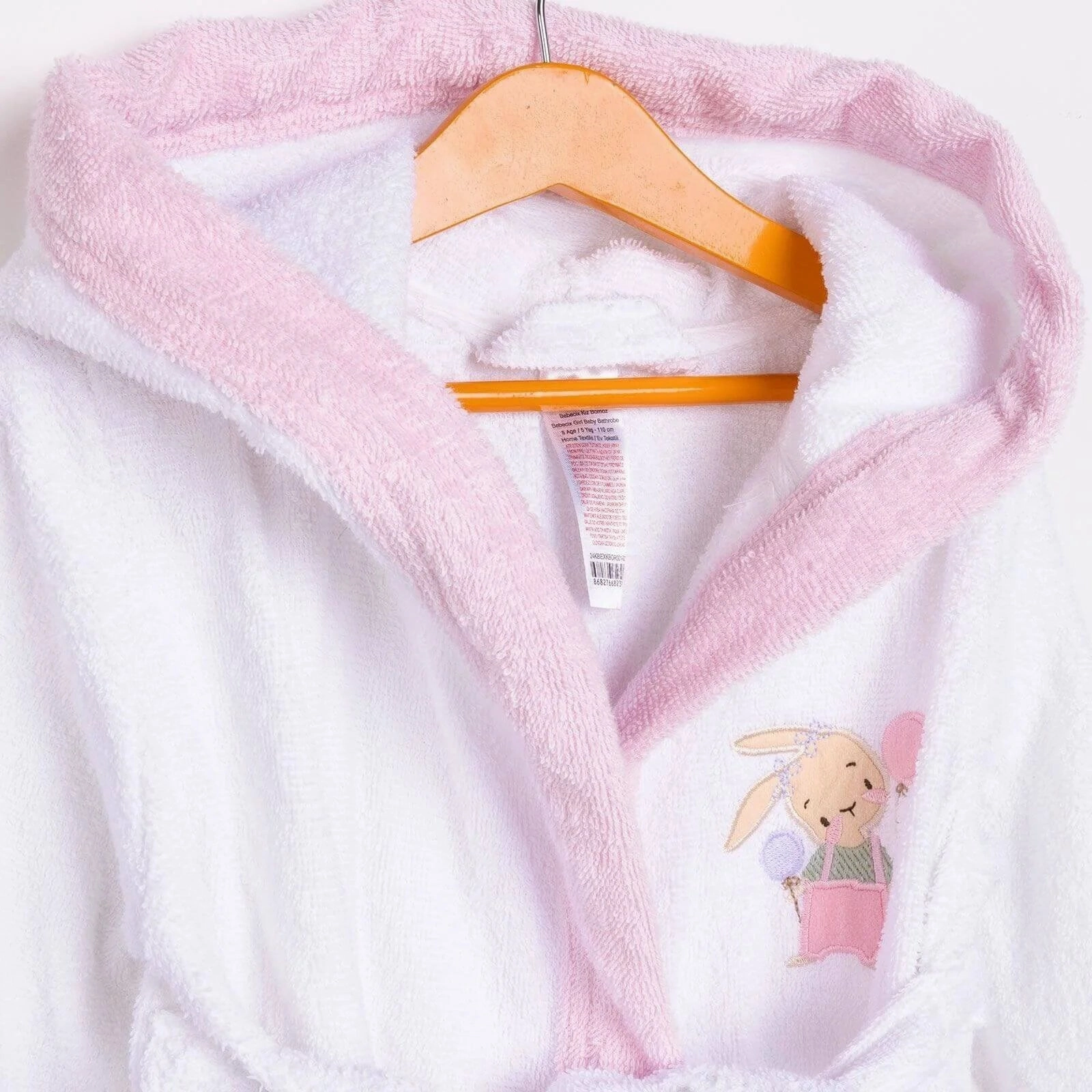 Bebecix Girl Baby Bathrobe - Pink