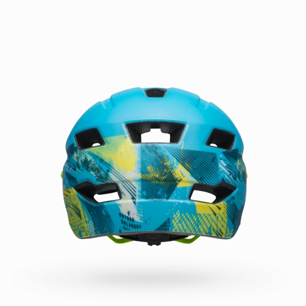 Bell Sidetrack Child Helmet - Gnarly-Matt Bright Blue-Bright Green - 2019
