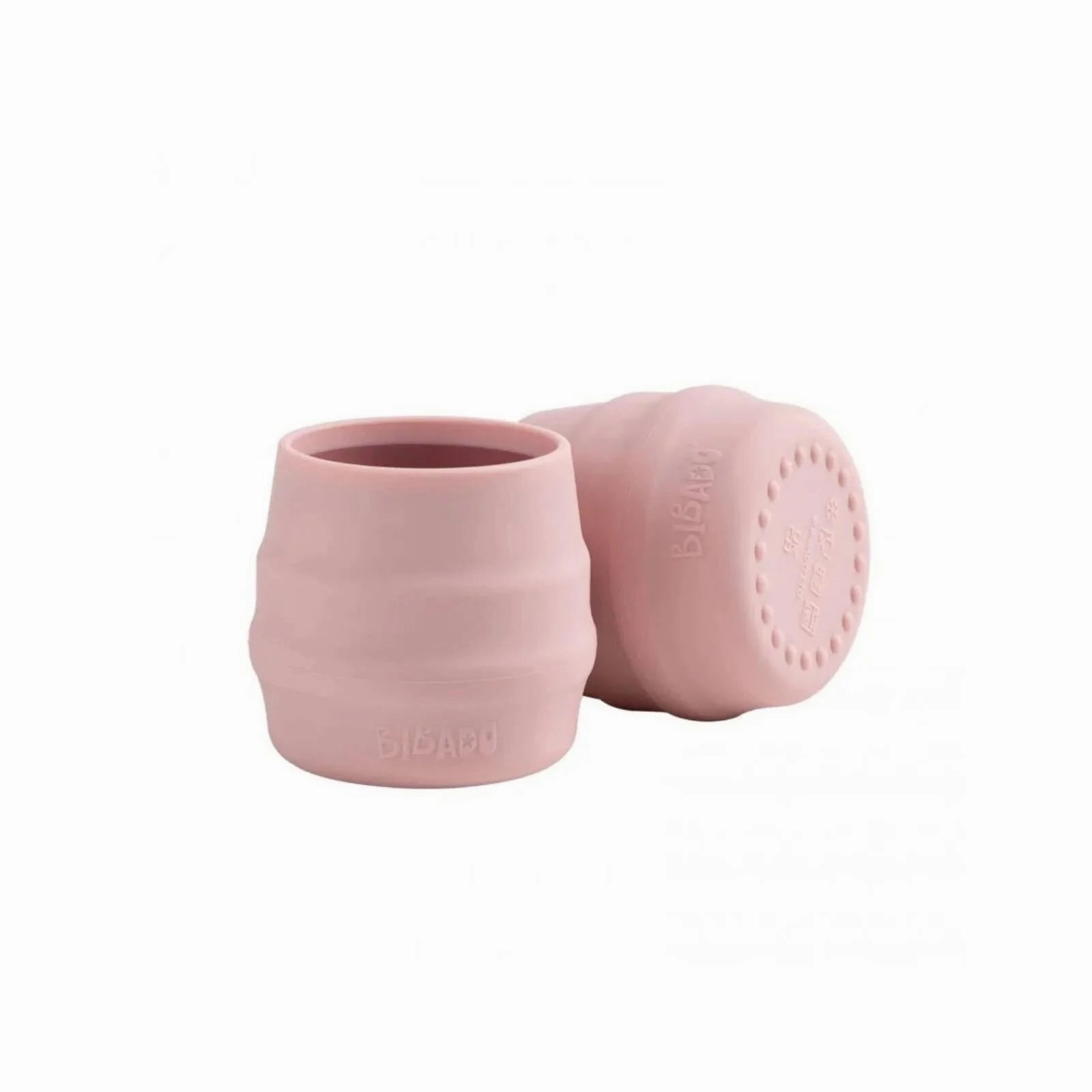 Bibado Sippit Silicone Open Training Cup 6  months Pack of 2 - Blush