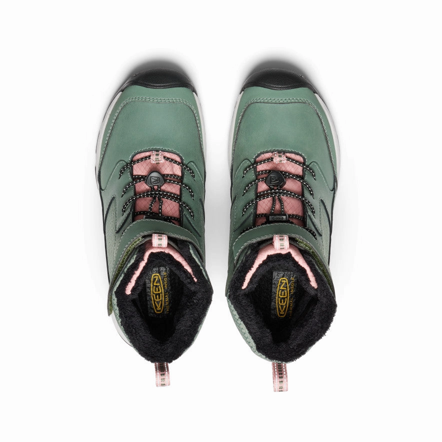 Big Kids' Skua Waterproof Winter Boot  |  Dark Forest/Rose Elegance