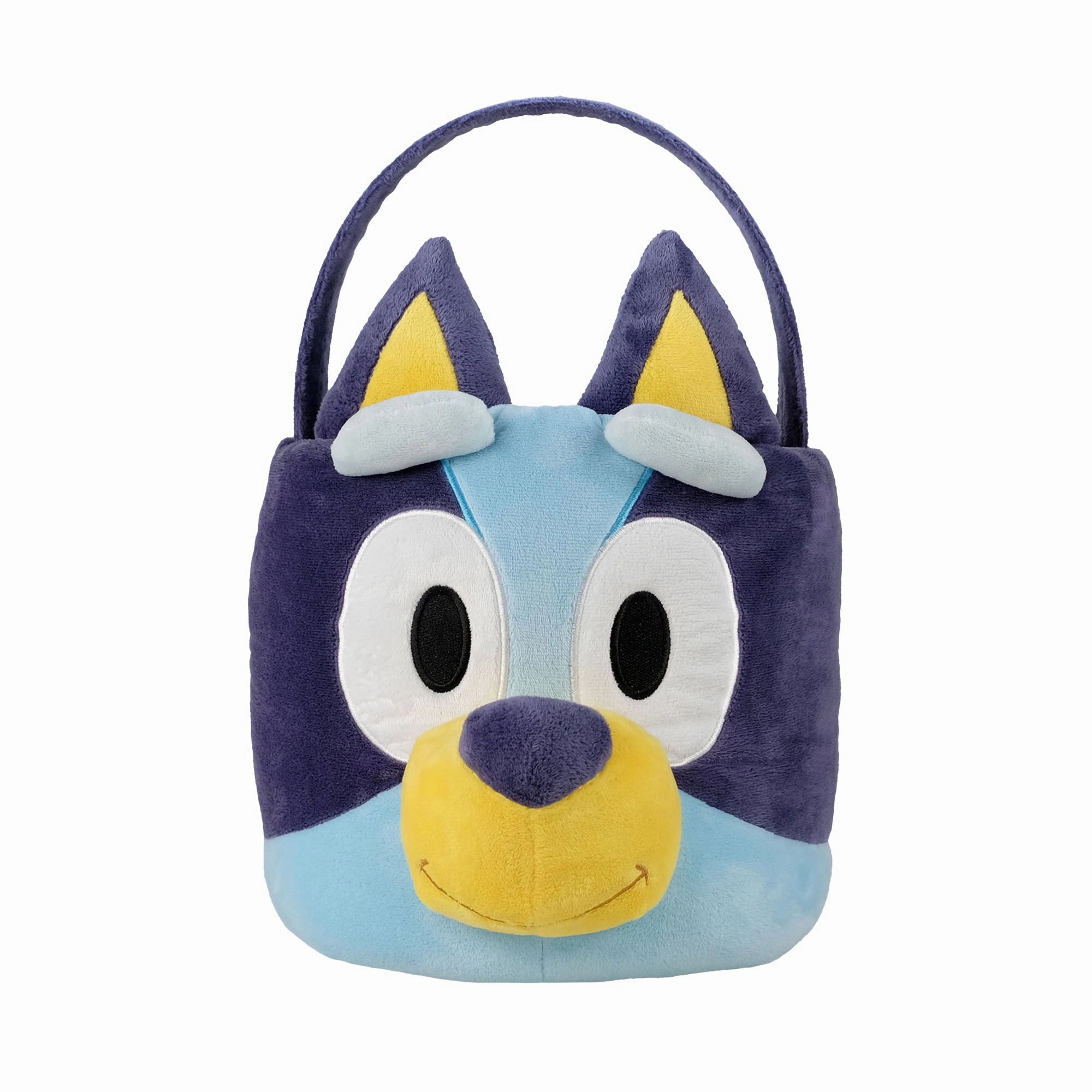 Bluey 7" High Plush Easter Basket with 3D Features for All Ages