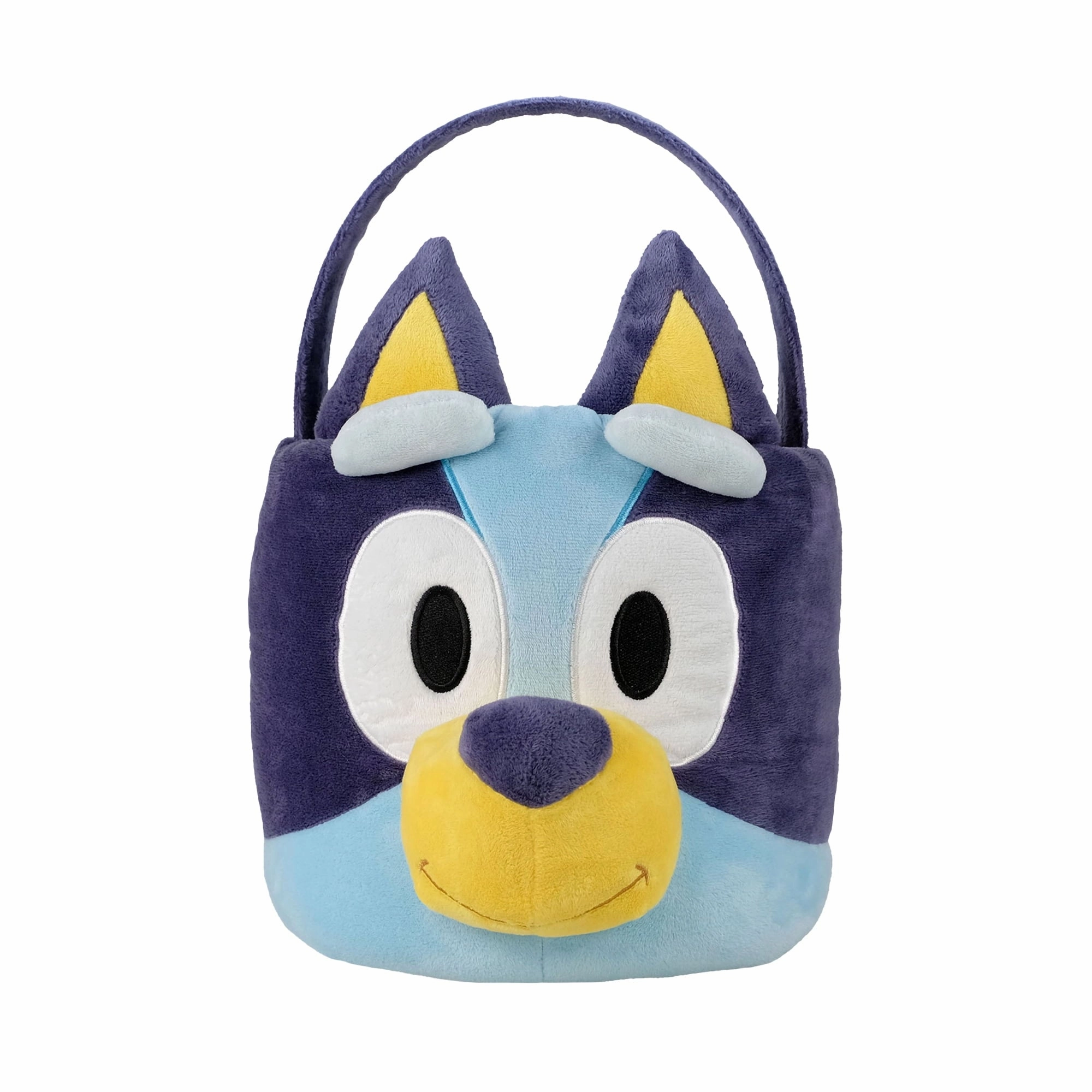 Bluey 7" High Plush Easter Basket with 3D Features for All Ages