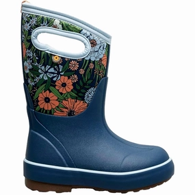 Bogs Classic II - Vintage Floral Blue / Multicolor  73273-460 Toddler
