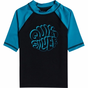 Boys' Bubble Trouble Short Sleeve UPF Rashguard