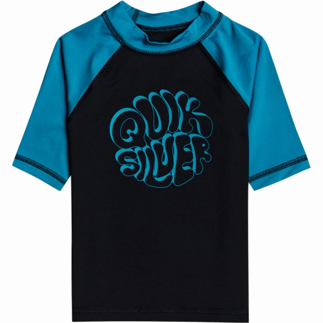 Boys' Bubble Trouble Short Sleeve UPF Rashguard