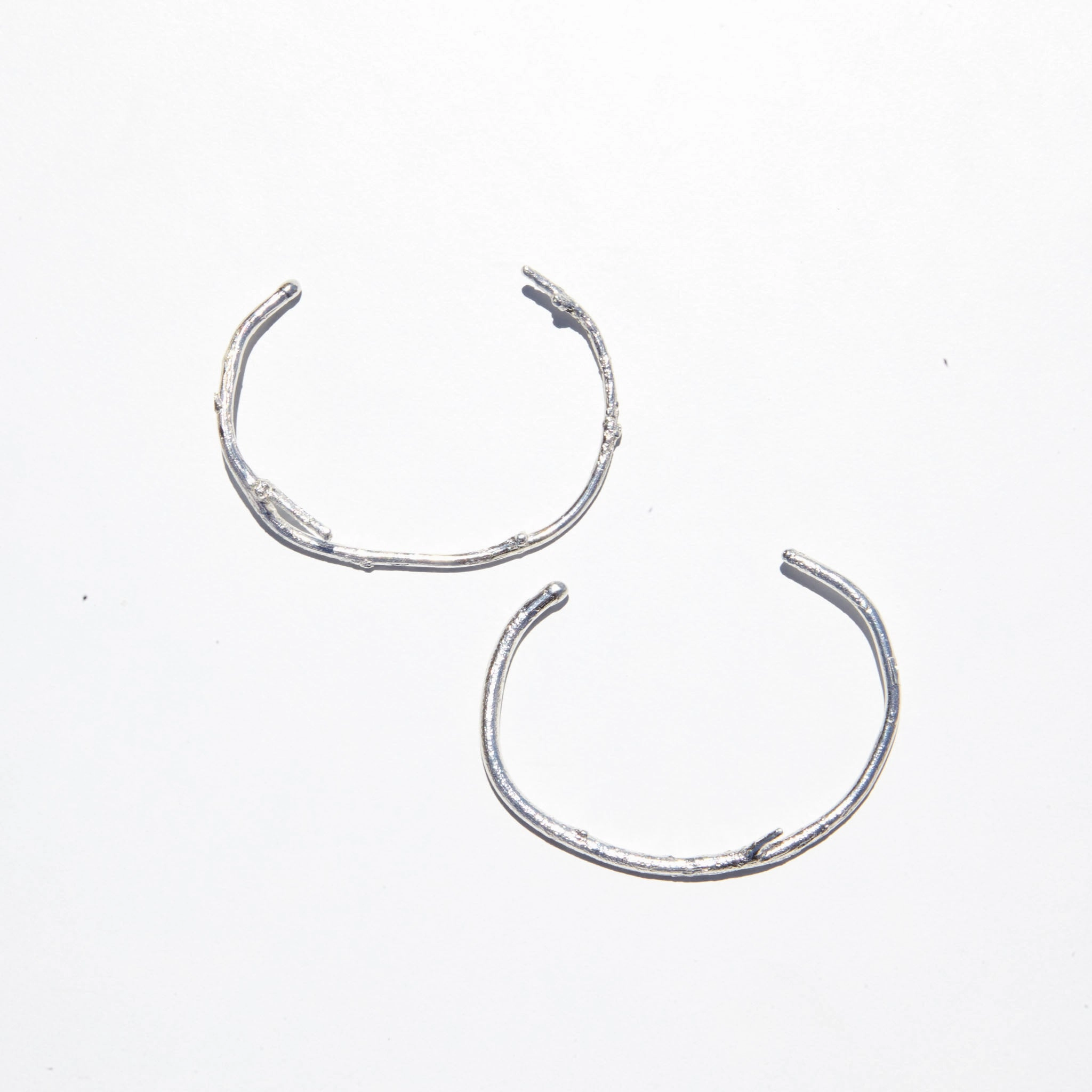 Branch Cuffs in Silver