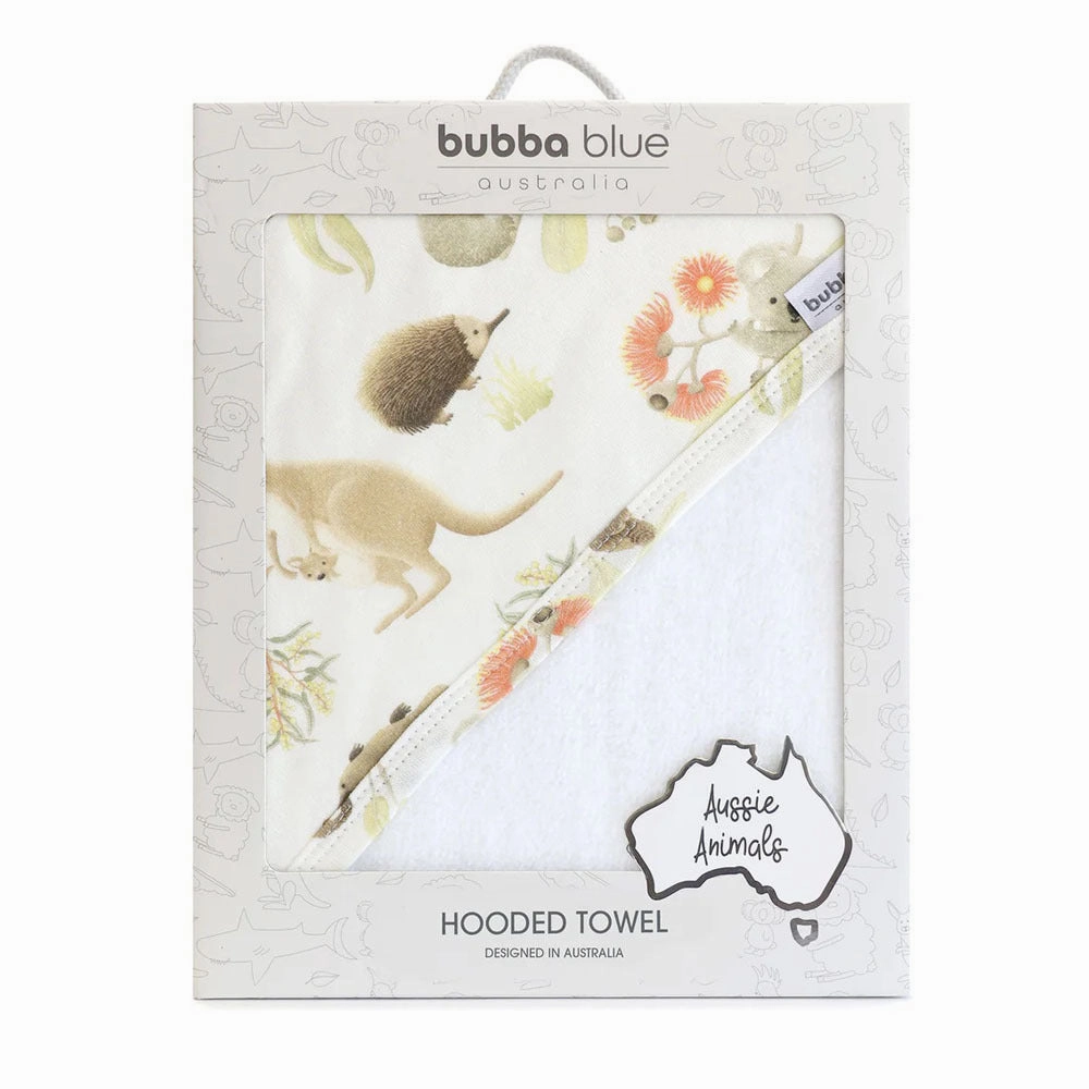 Bubba Blue Aussie Hooded Towel