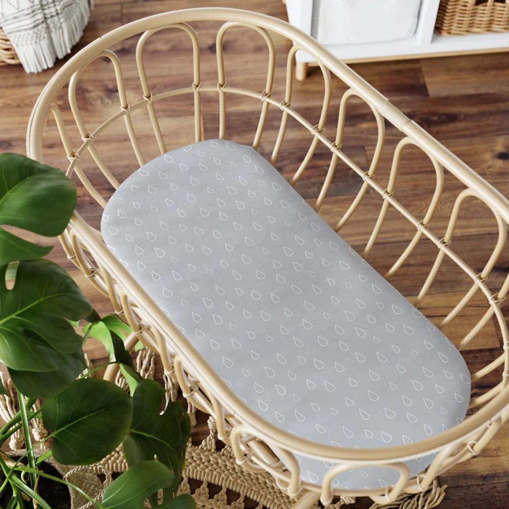 Bubba Blue Nordic 2pk Jersey Bassinet Fitted Sheet