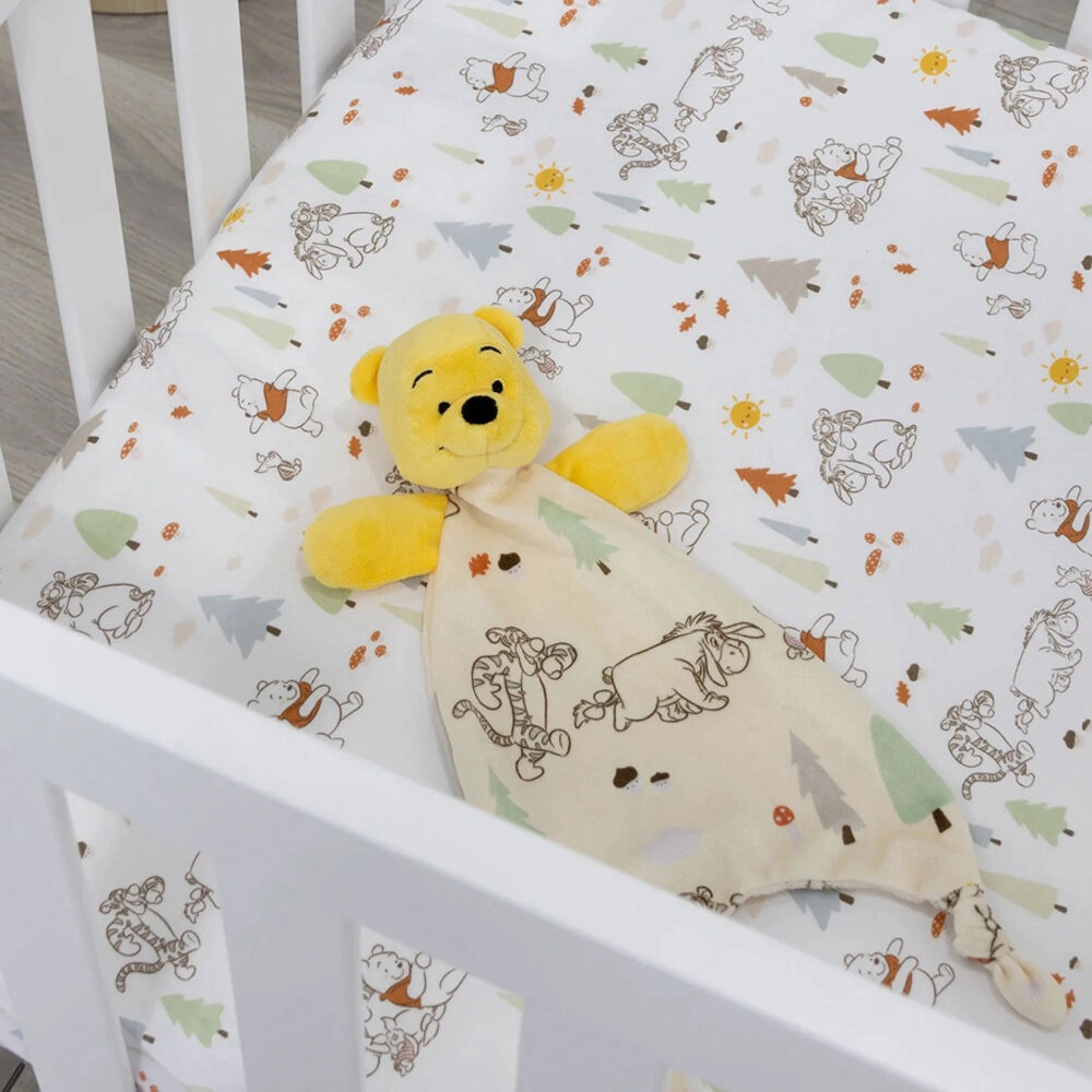 Bubba Blue Winnie The Pooh Security Blanket