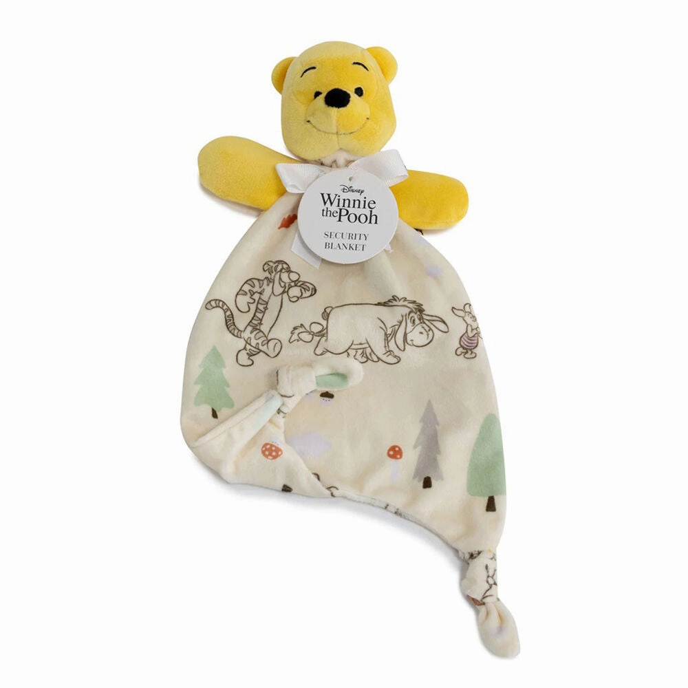 Bubba Blue Winnie The Pooh Security Blanket