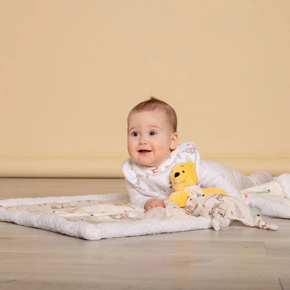 Bubba Blue Winnie The Pooh Security Blanket
