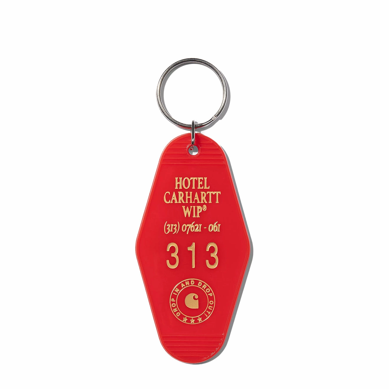 Carhartt WIP Hotel Keys Keychain Scarlet / Winter Spice