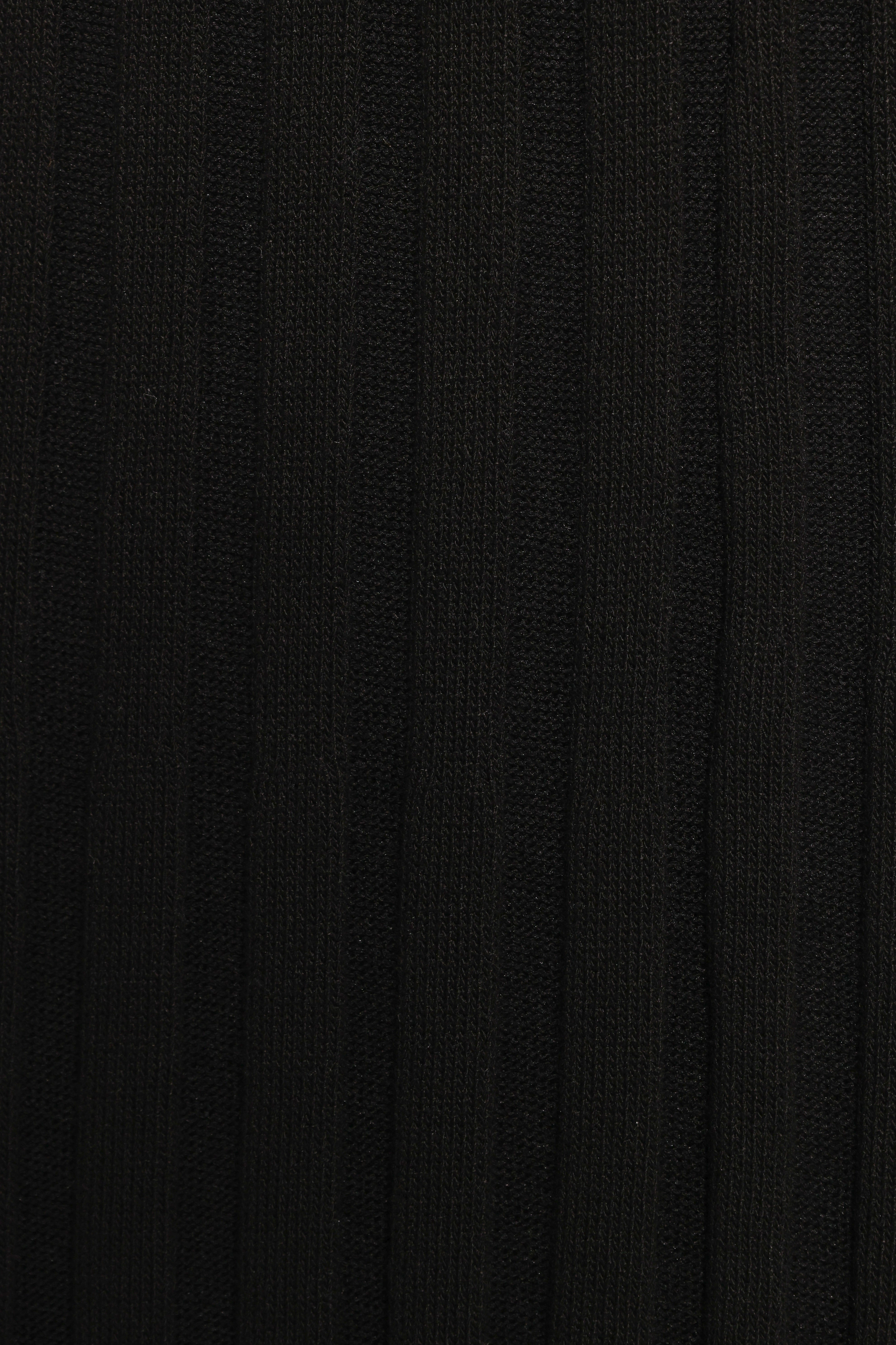 Carson Knit Midi Skirt - Black