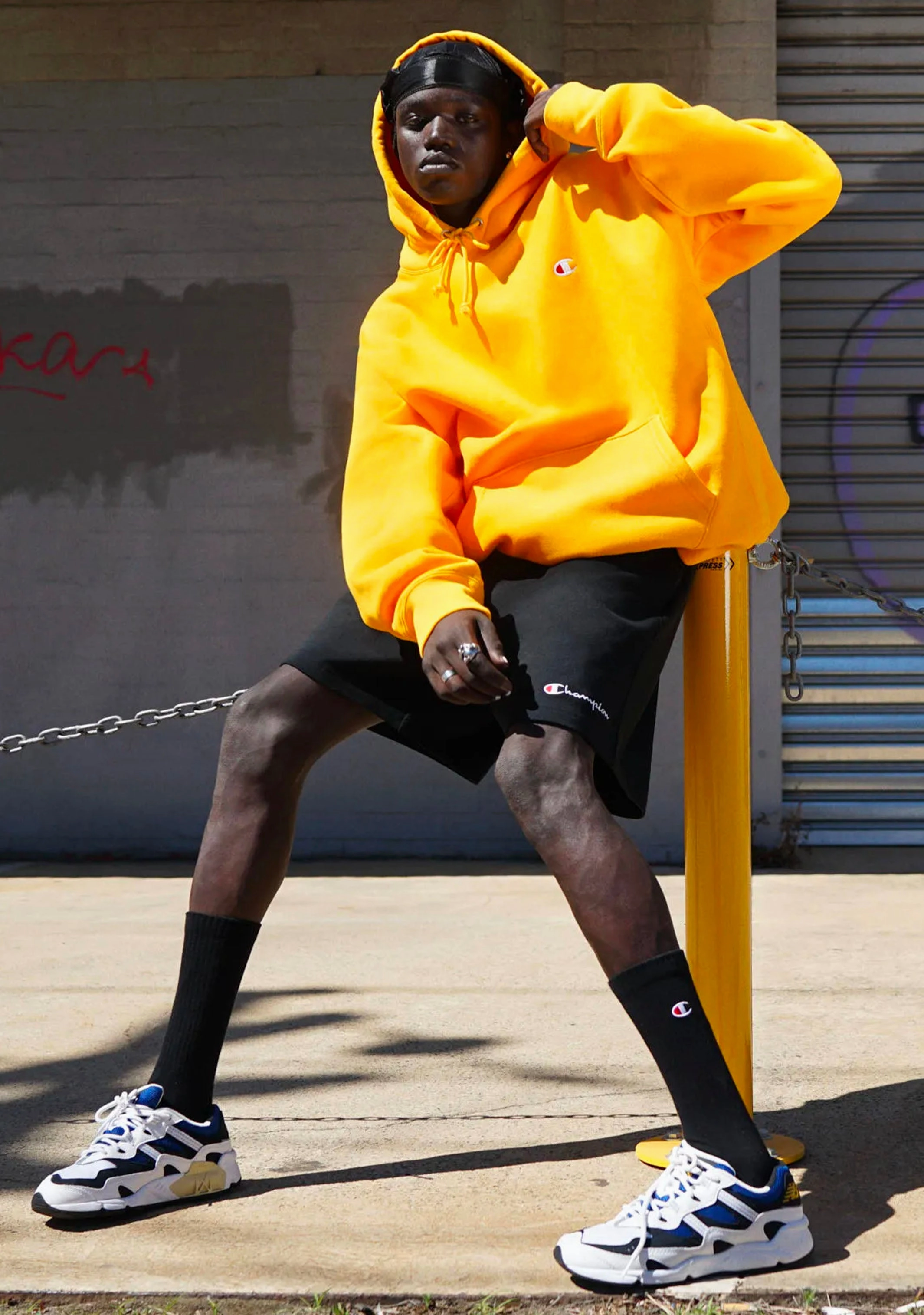 Champion Men's Reverse Weave C-Logo Hoodie
