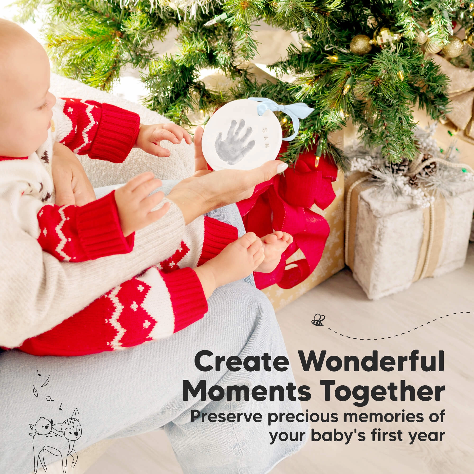 Cherish Ornament Keepsake Kit (Silver Paint)
