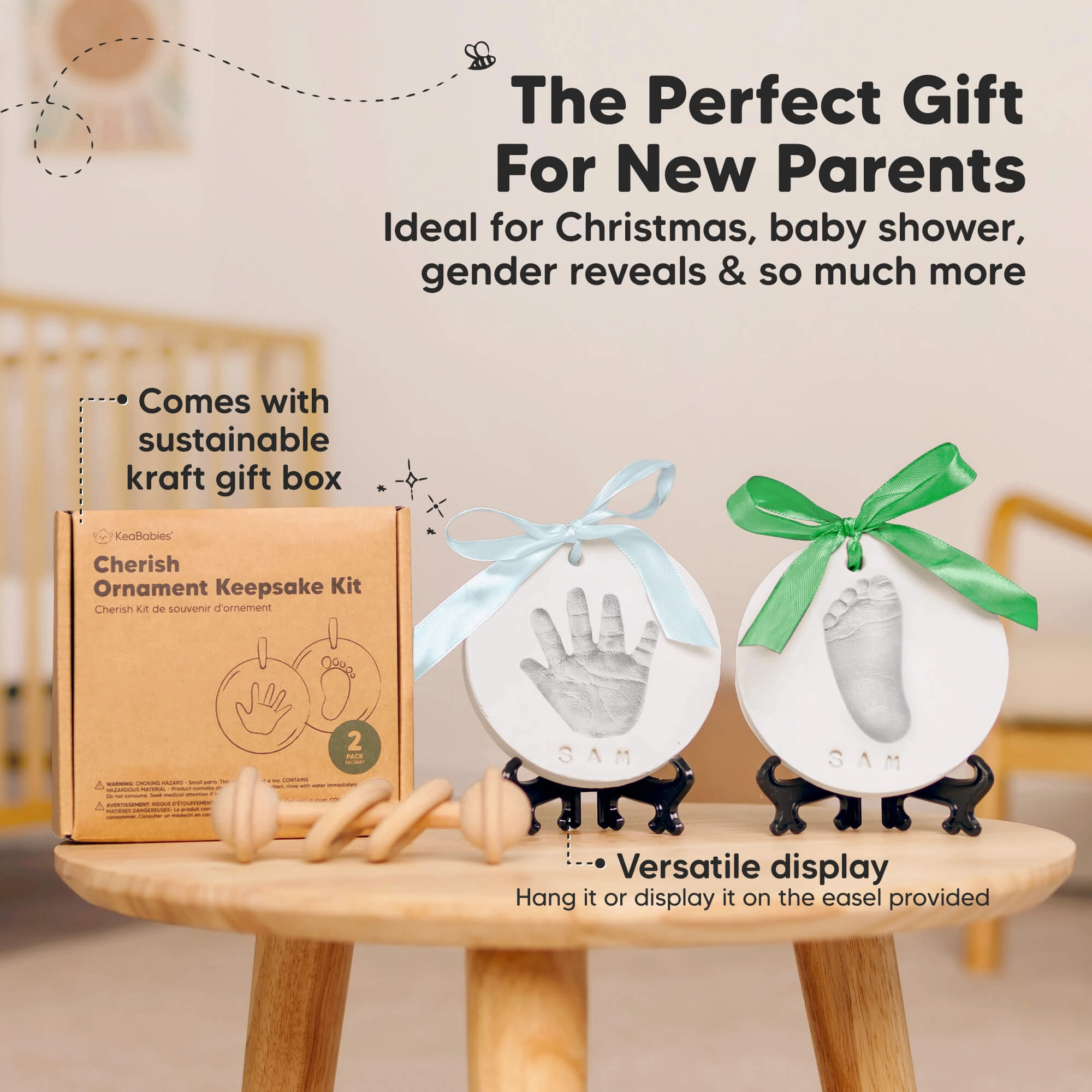 Cherish Ornament Keepsake Kit (Silver Paint)