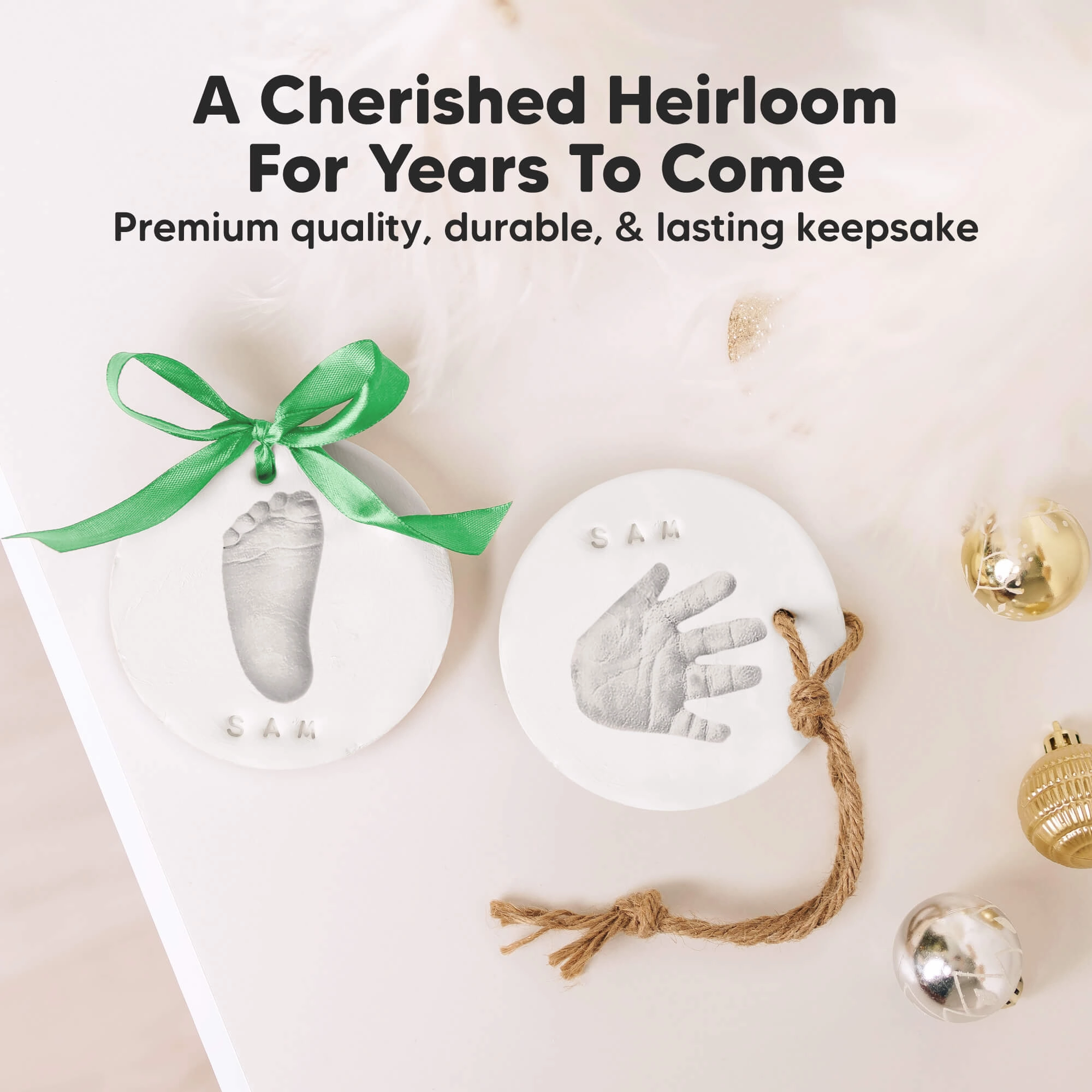 Cherish Ornament Keepsake Kit (Silver Paint)