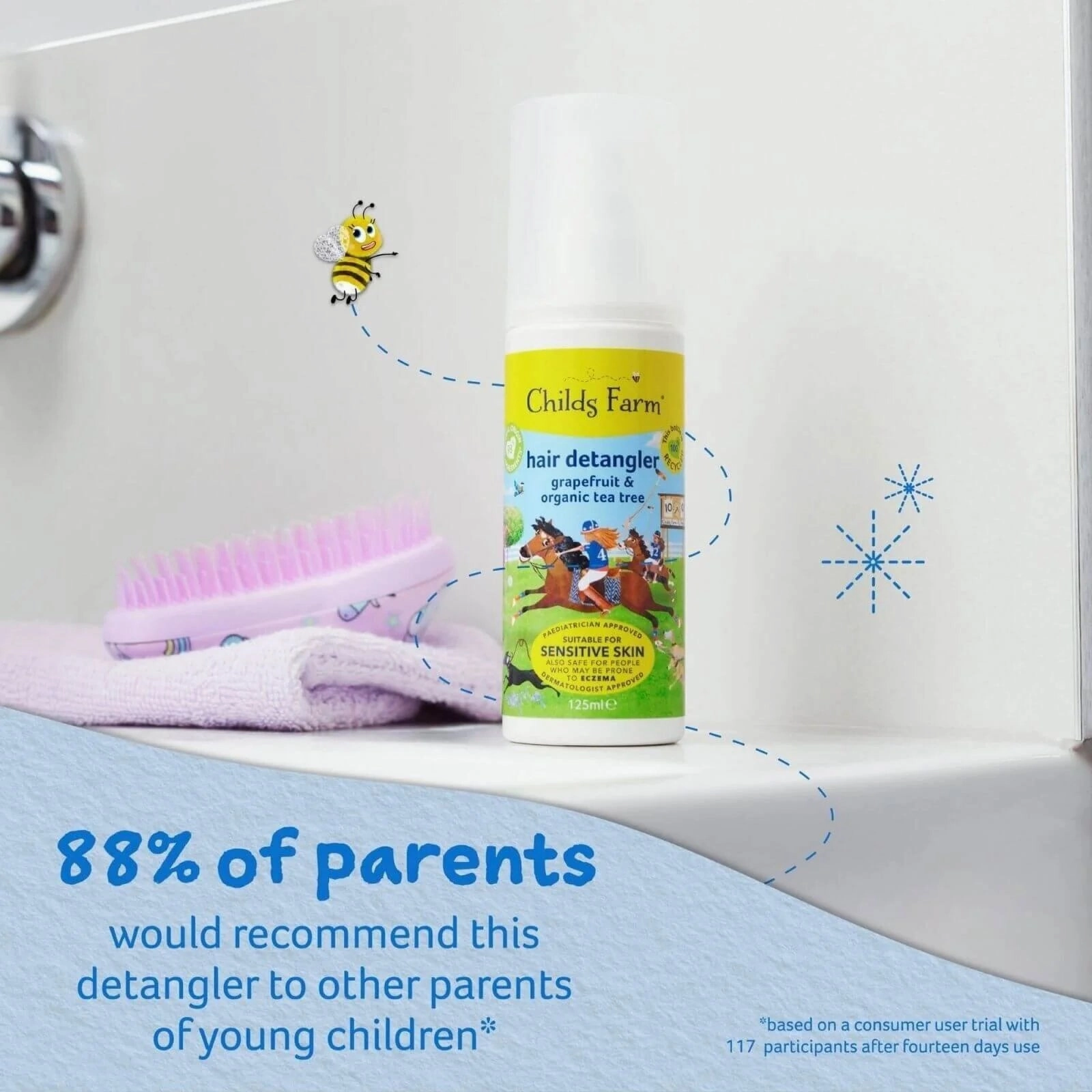 Childs Farm Hair Detangler Grapefruit & Organic Tea Tree 125ml