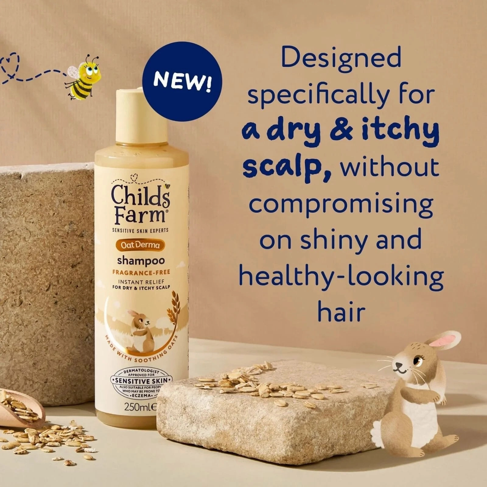 Childs Farm Oatderma Shampoo 250ml